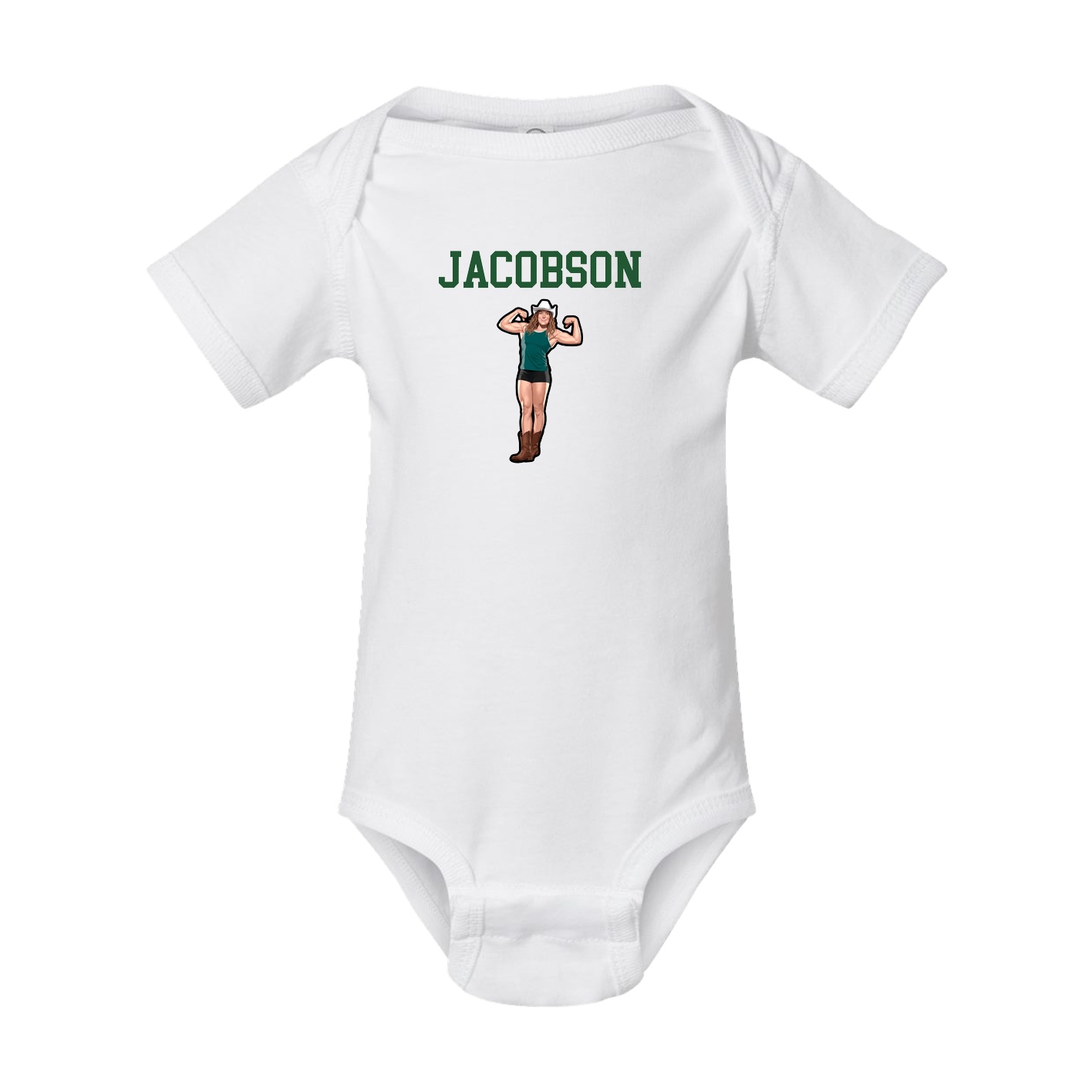 Baby Onesie — Shirsey in White