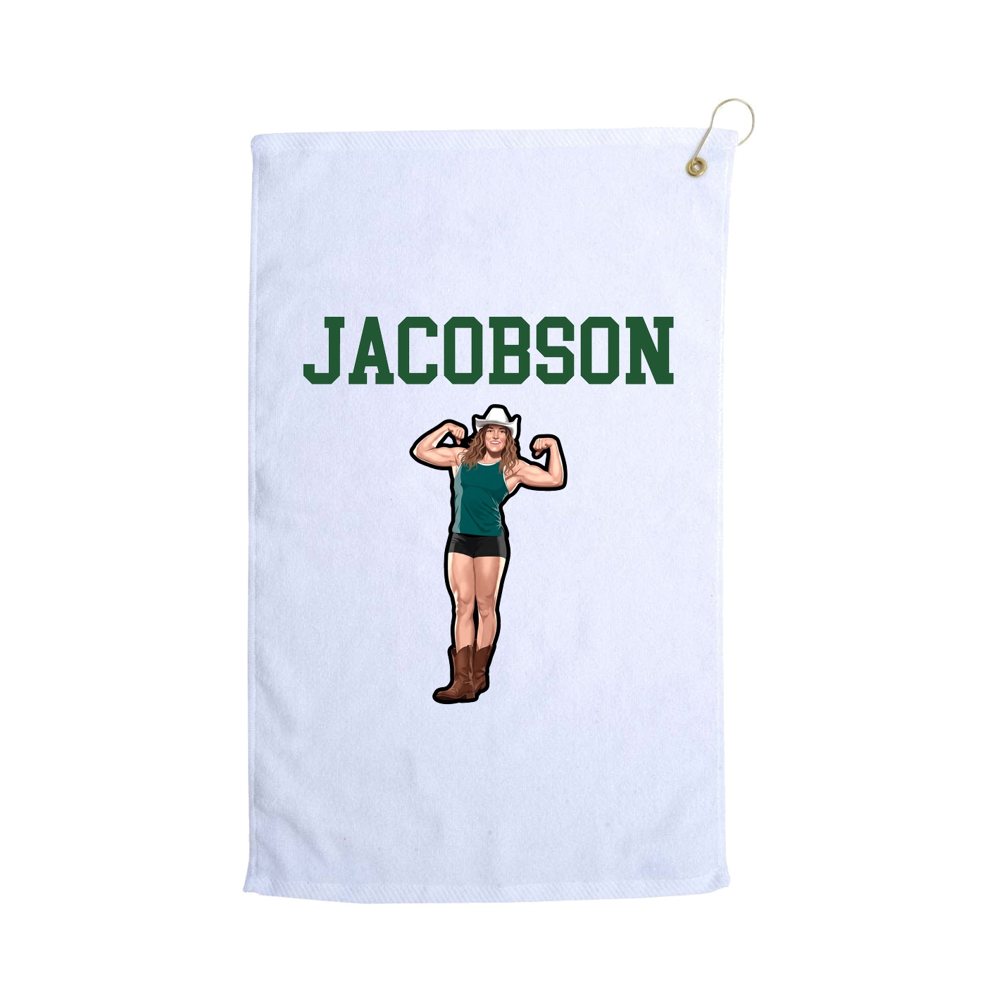 Golf Towel — Shirsey in White
