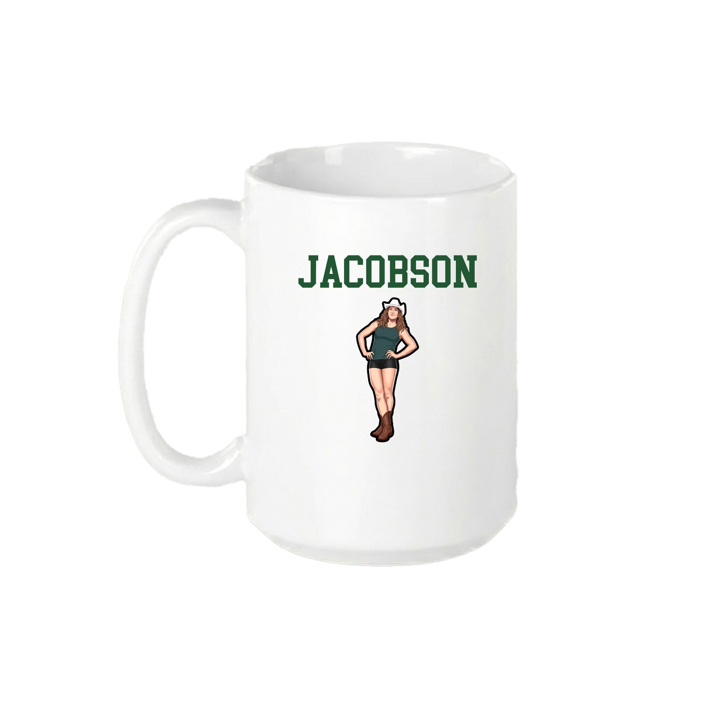 15oz Coffee Mug — Shirsey in White