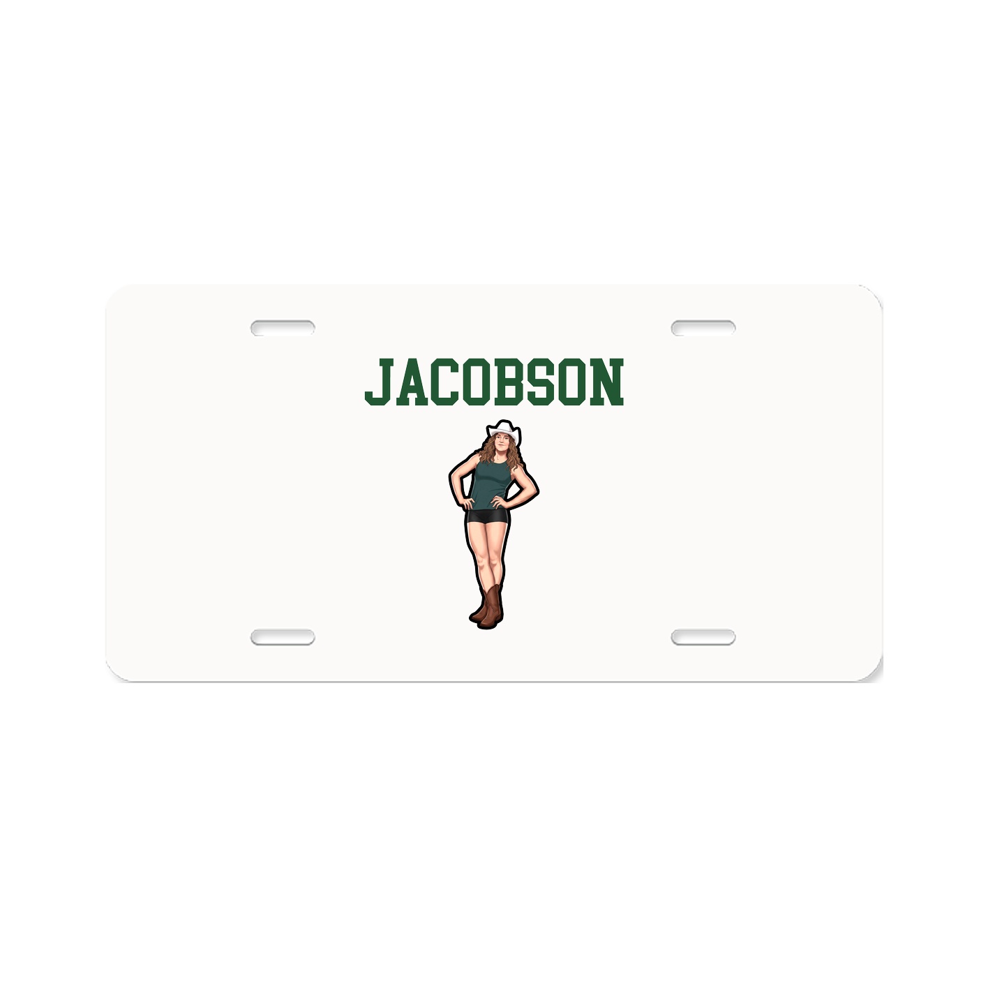 License Plate — Shirsey in Classic