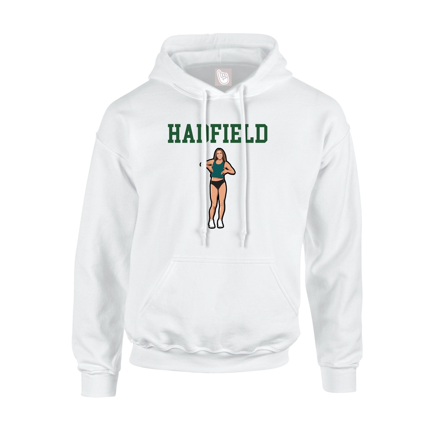 Hoodie — Shirsey in White