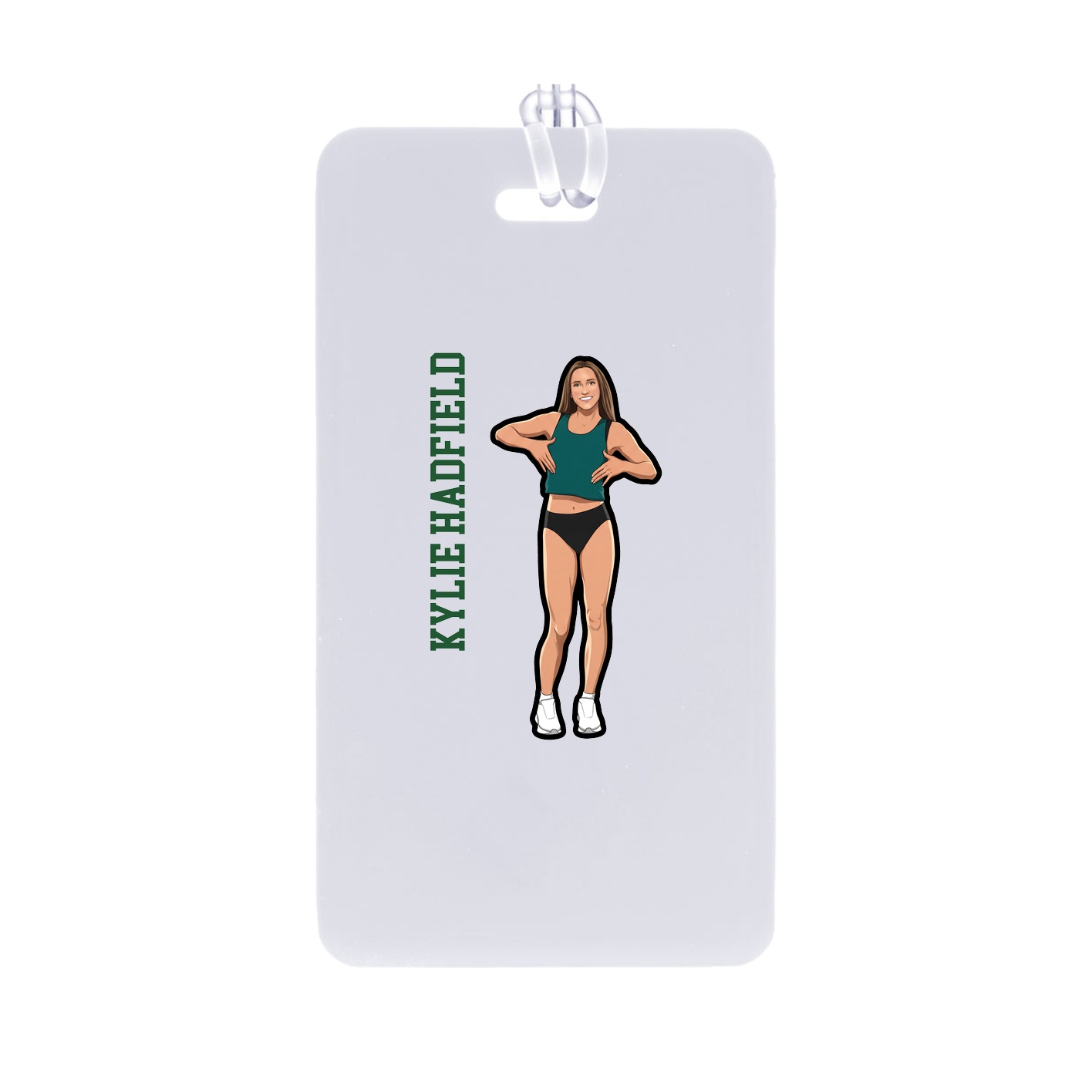 Bag Tag — Name Vertical in Classic