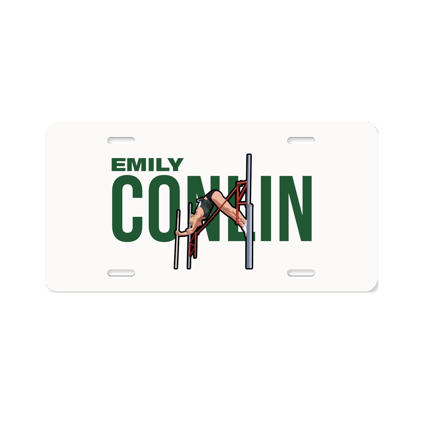 License Plate — Player Name in Classic