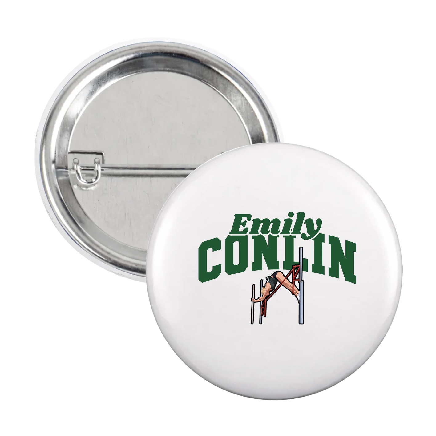 Game Day Button — Signature Arch in White