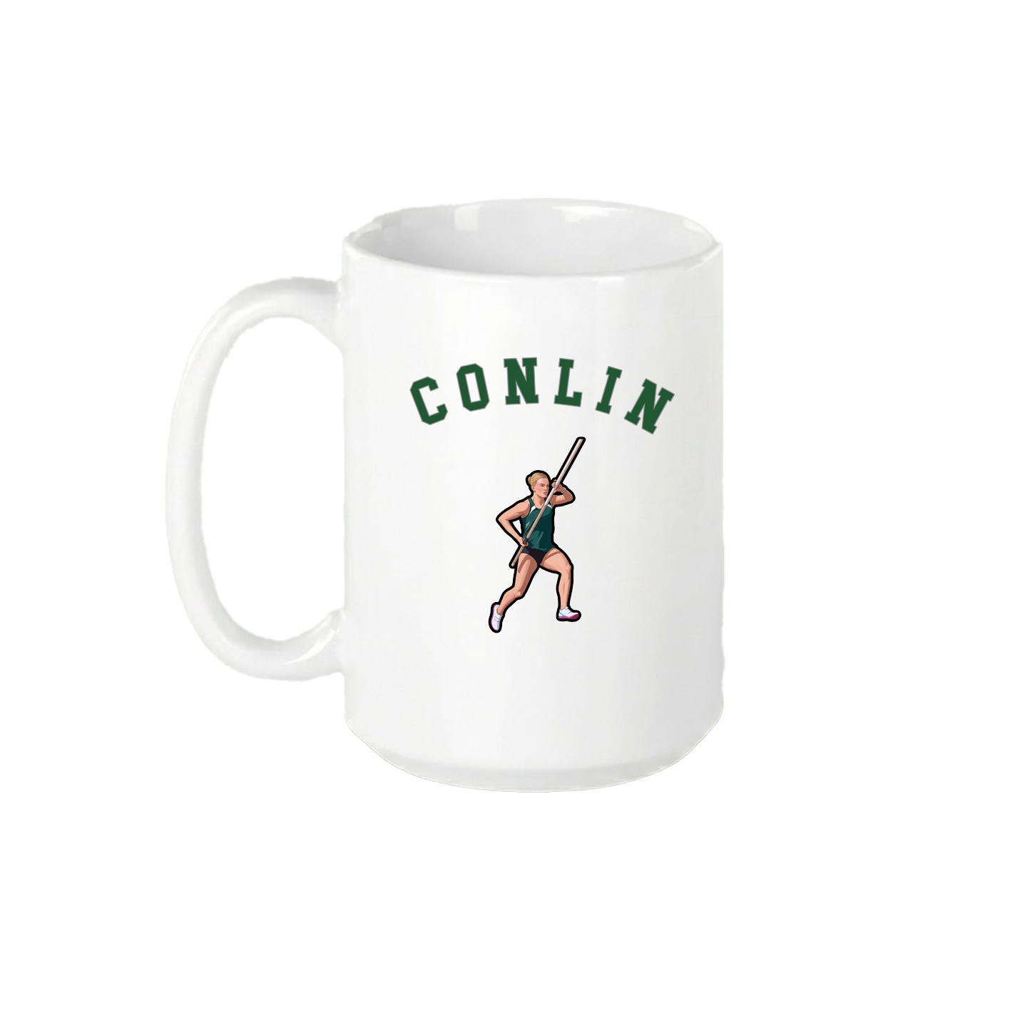 15oz Coffee Mug — Shirsey Arch in White
