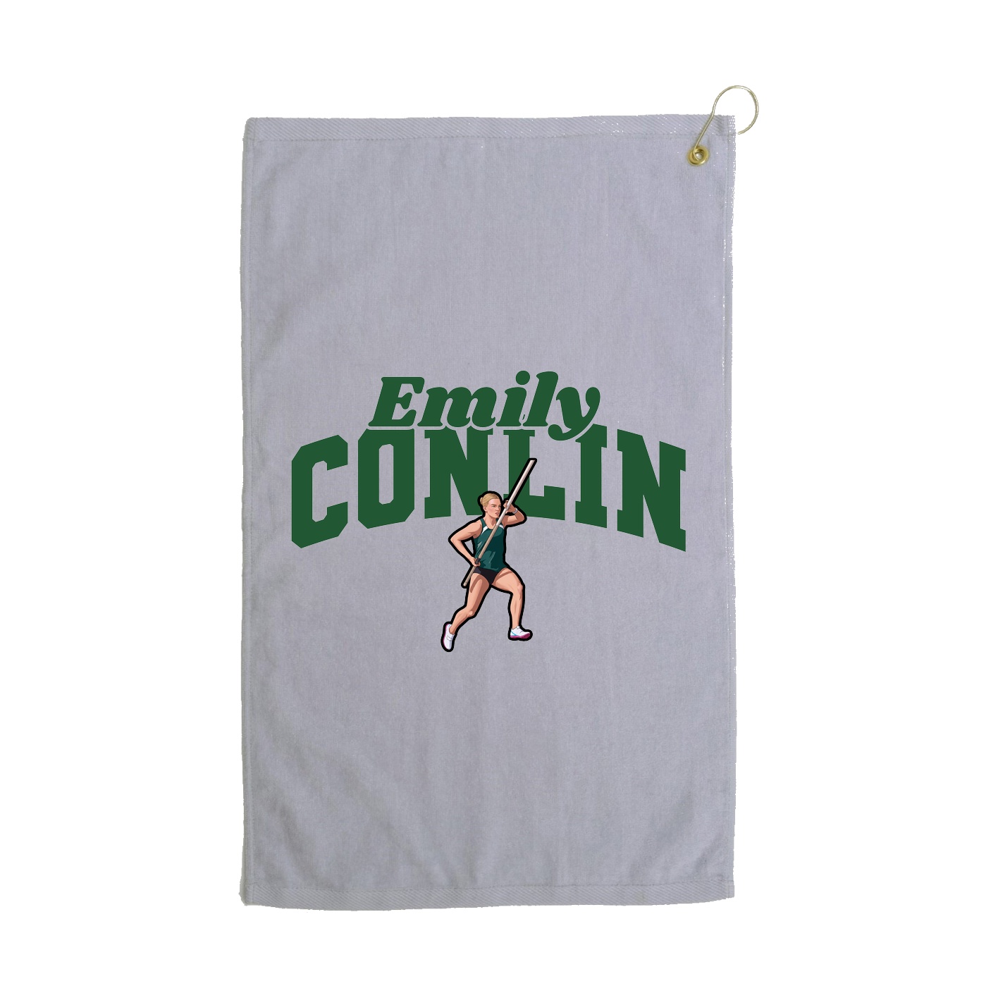 Golf Towel — Signature Arch in Grey