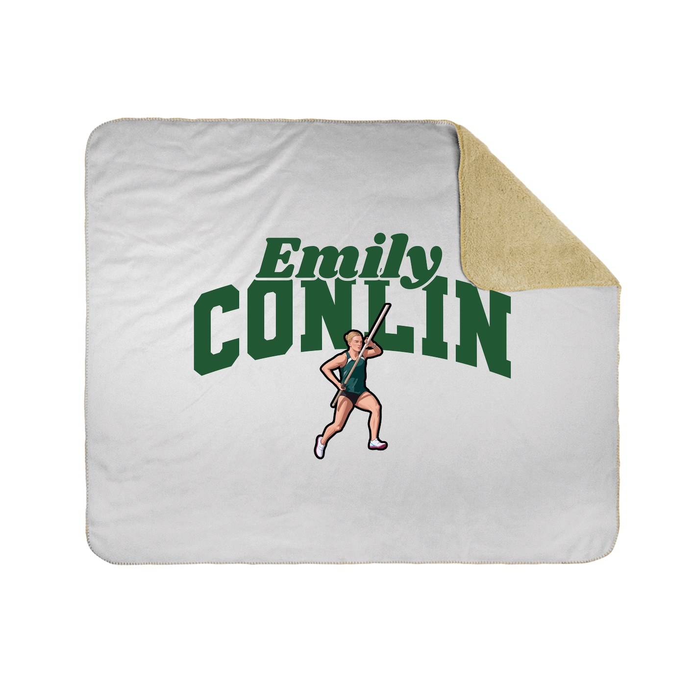 Throw Blanket — Signature Arch in White