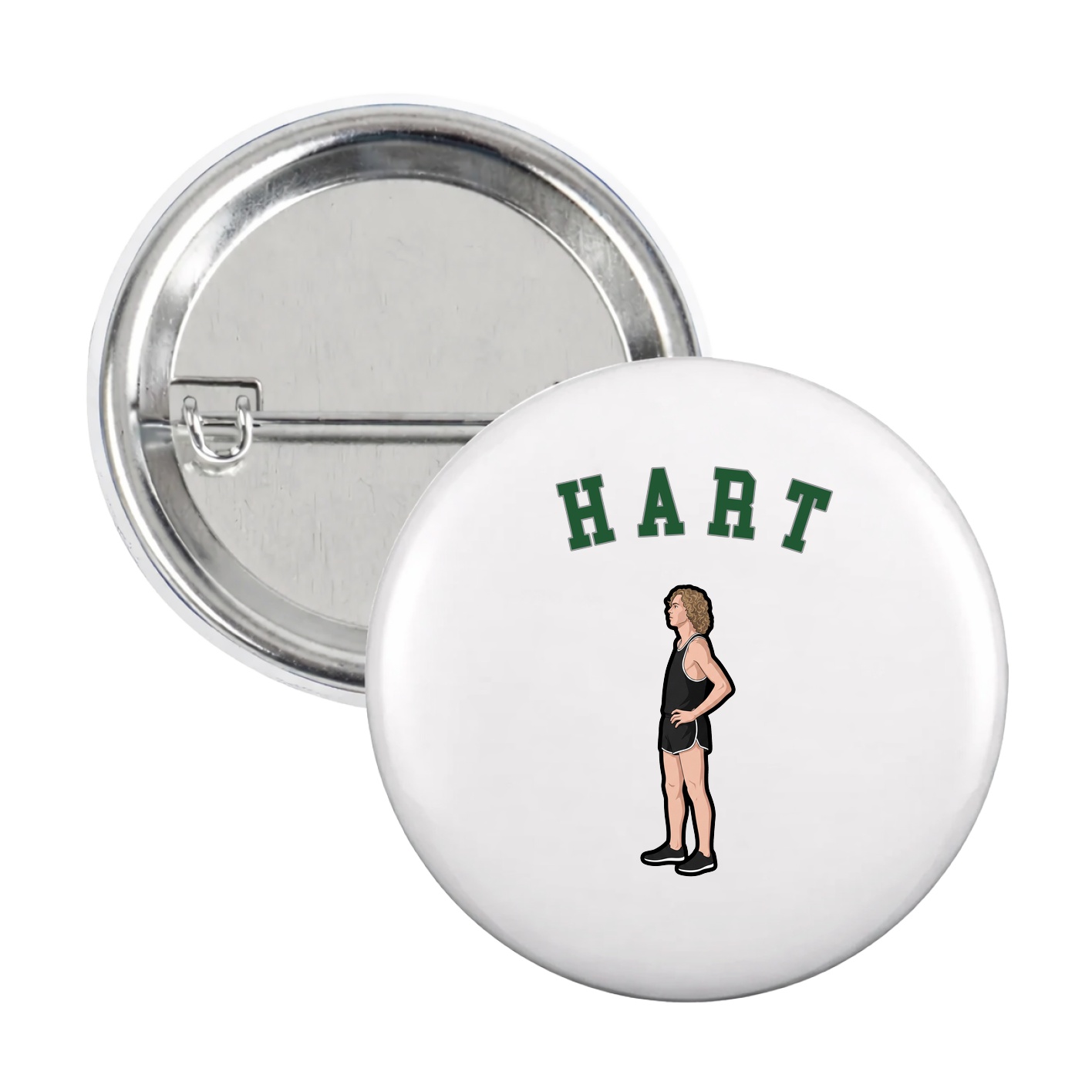 Game Day Button — Shirsey Arch in White