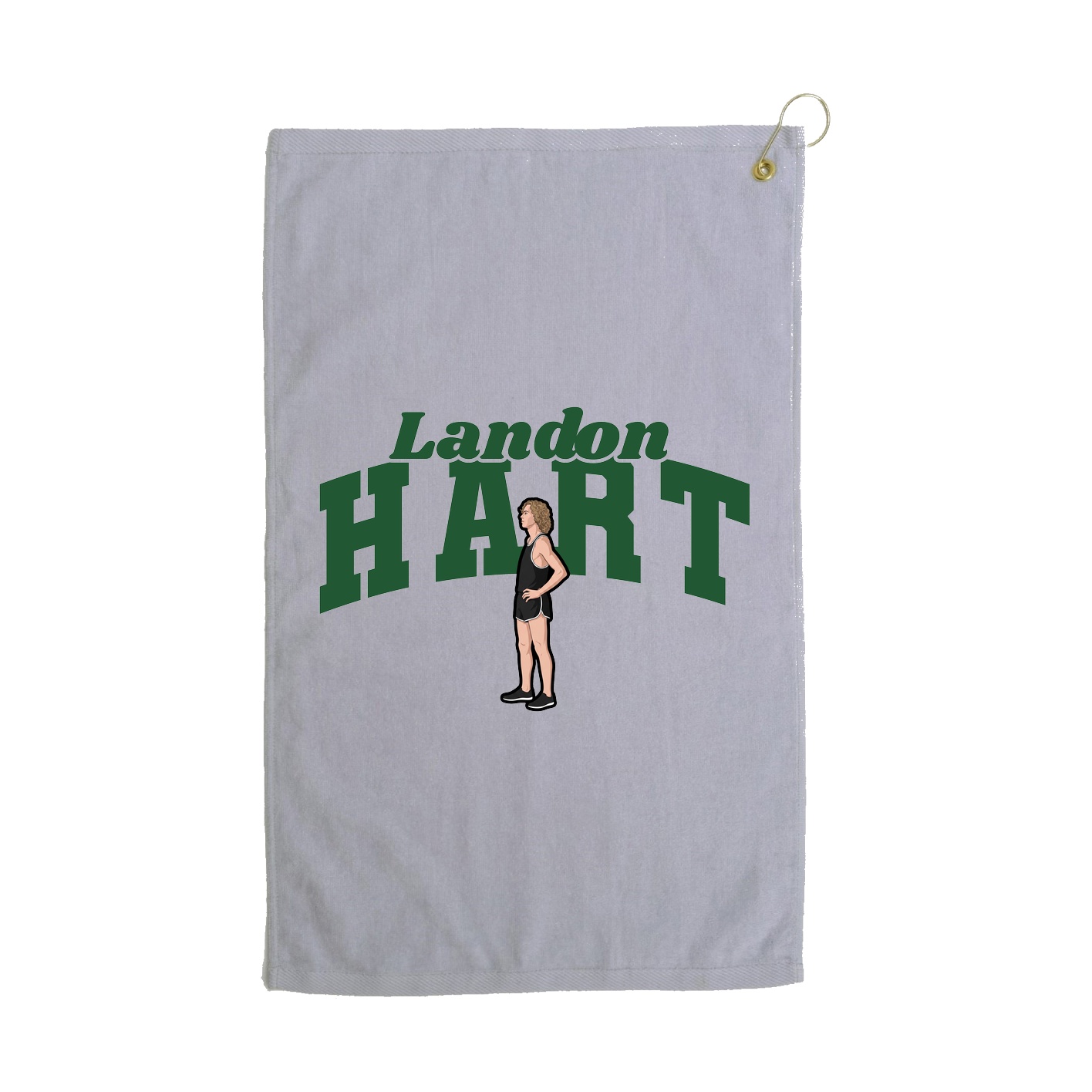Golf Towel — Signature Arch in Grey