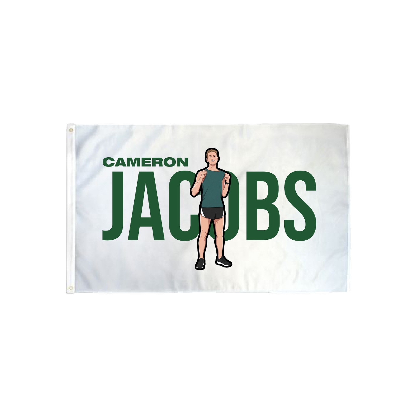 3x5 Flag — Player Name in Classic