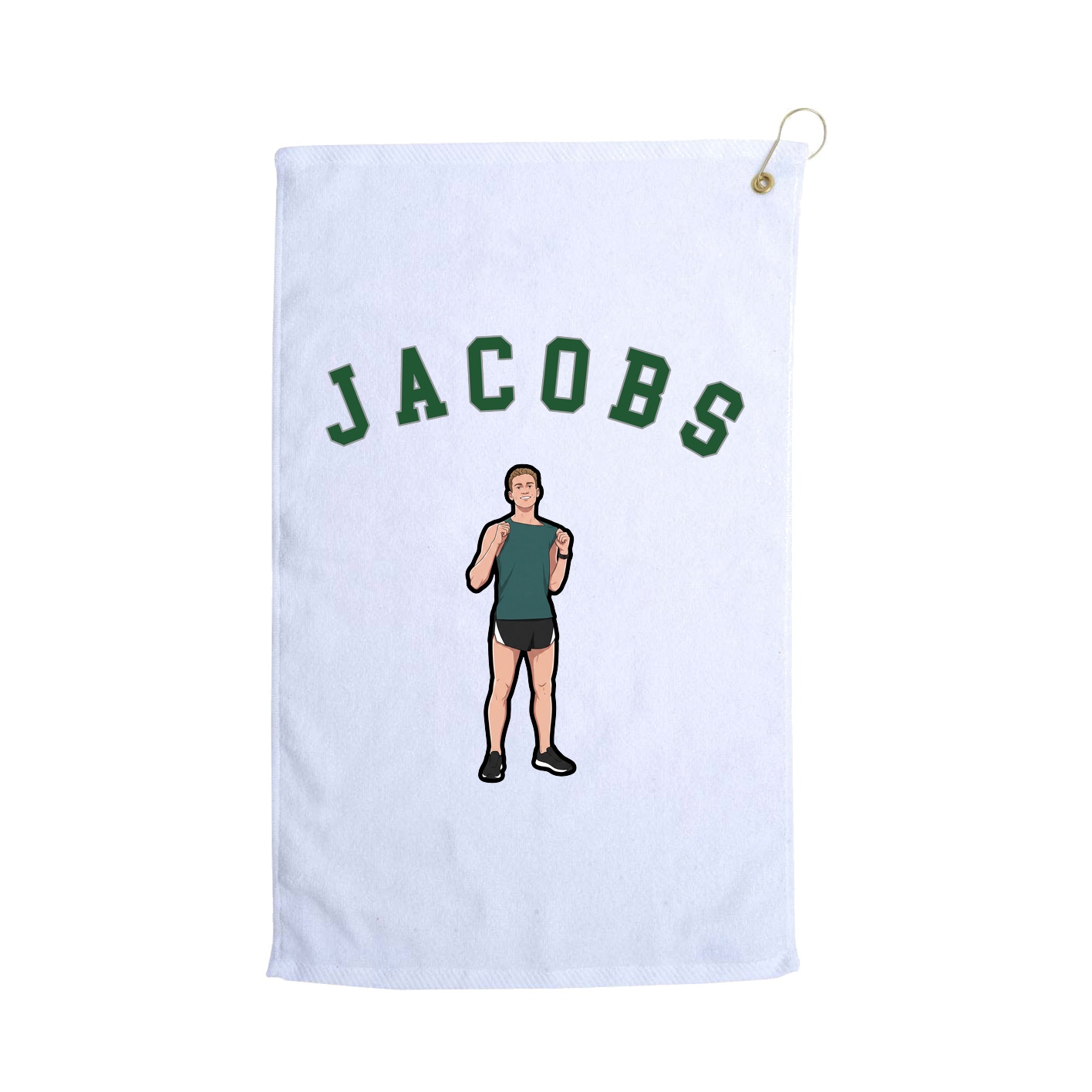 Golf Towel — Shirsey Arch in White