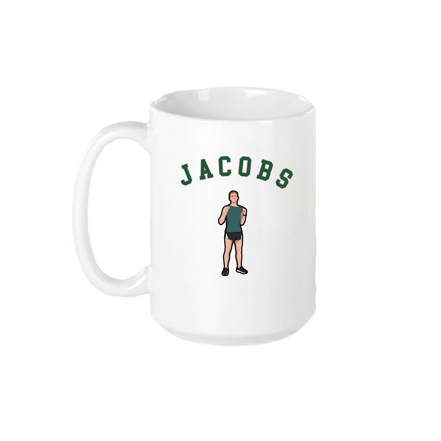 15oz Coffee Mug — Shirsey Arch in White