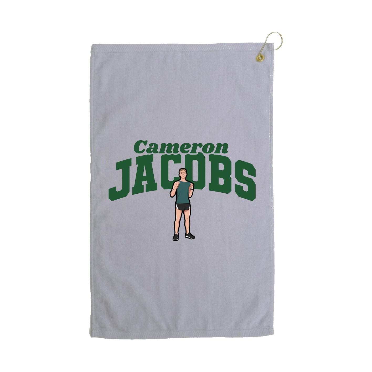 Golf Towel — Signature Arch in Grey