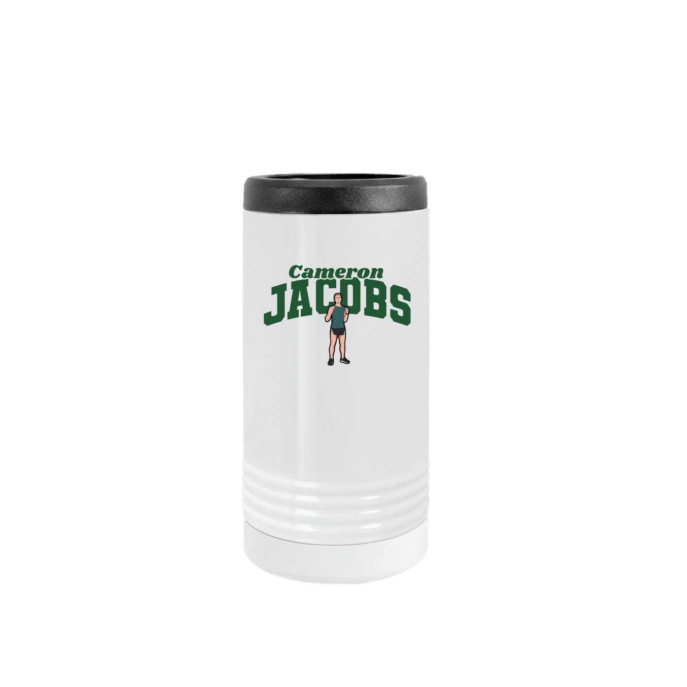 Slim Beverage Holder — Signature Arch in White