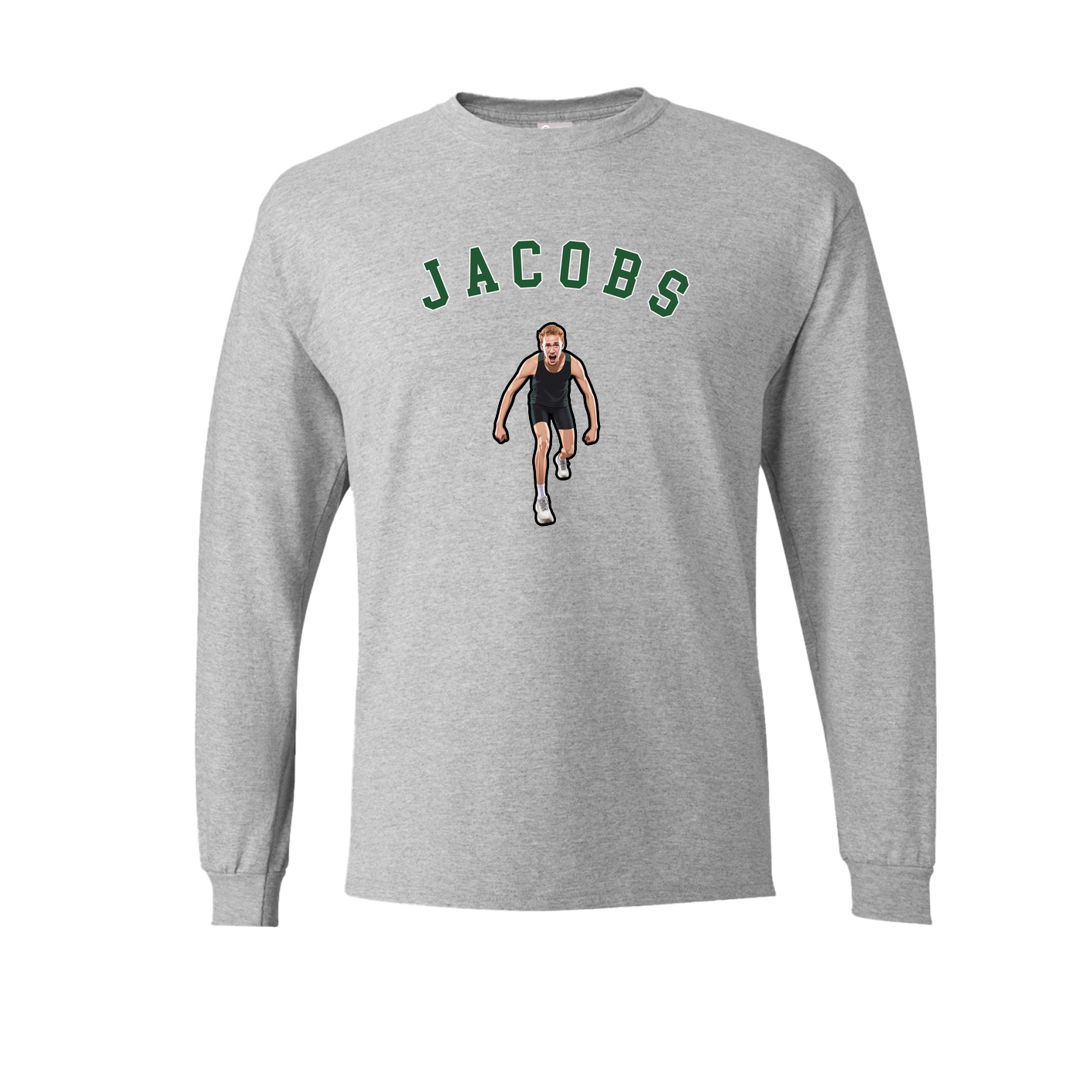 Long Sleeve Tee — Shirsey Arch in Grey