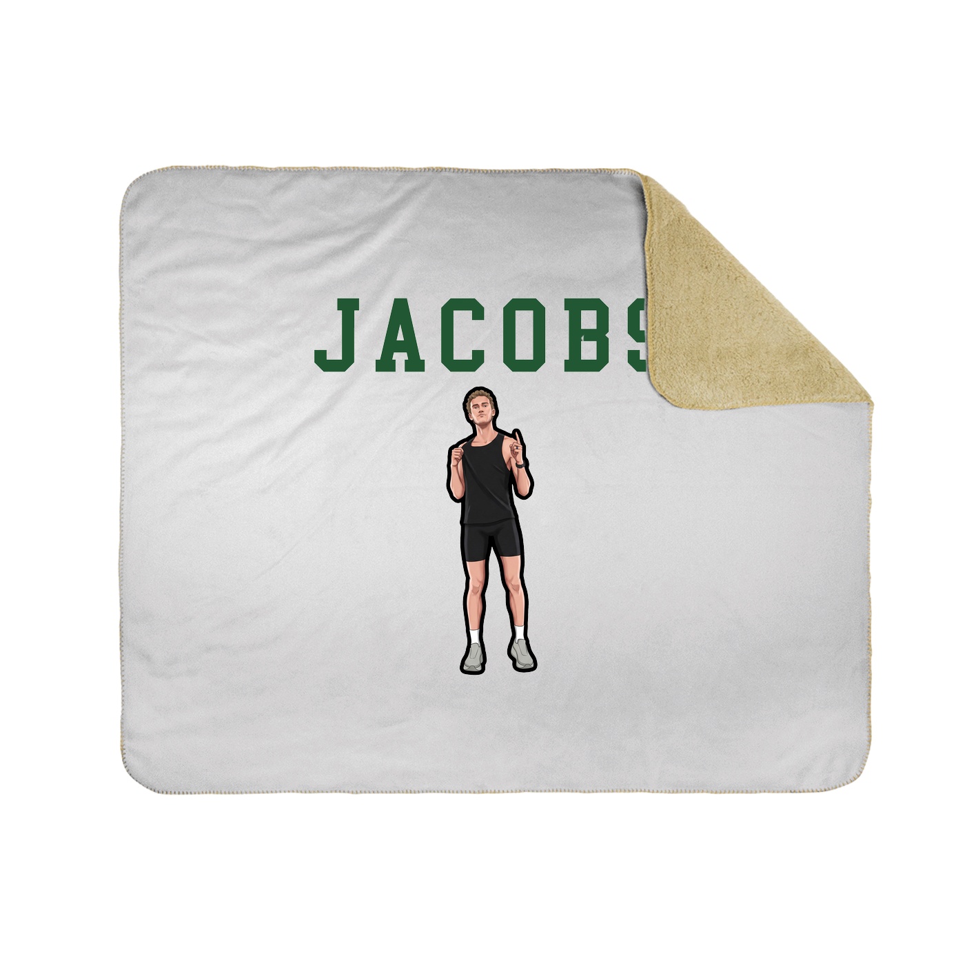 Throw Blanket — Shirsey in White