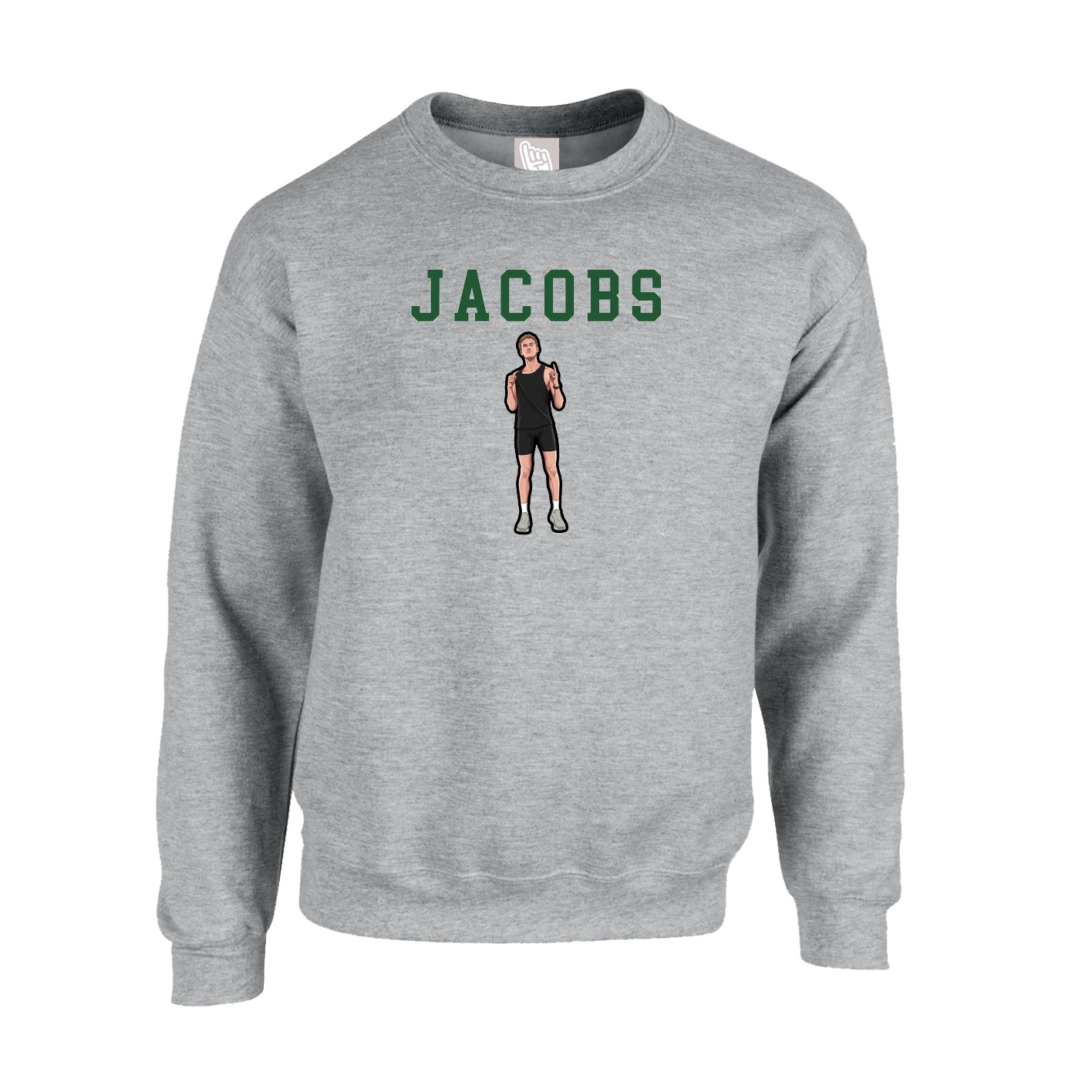 Fleece Crew — Shirsey in Grey