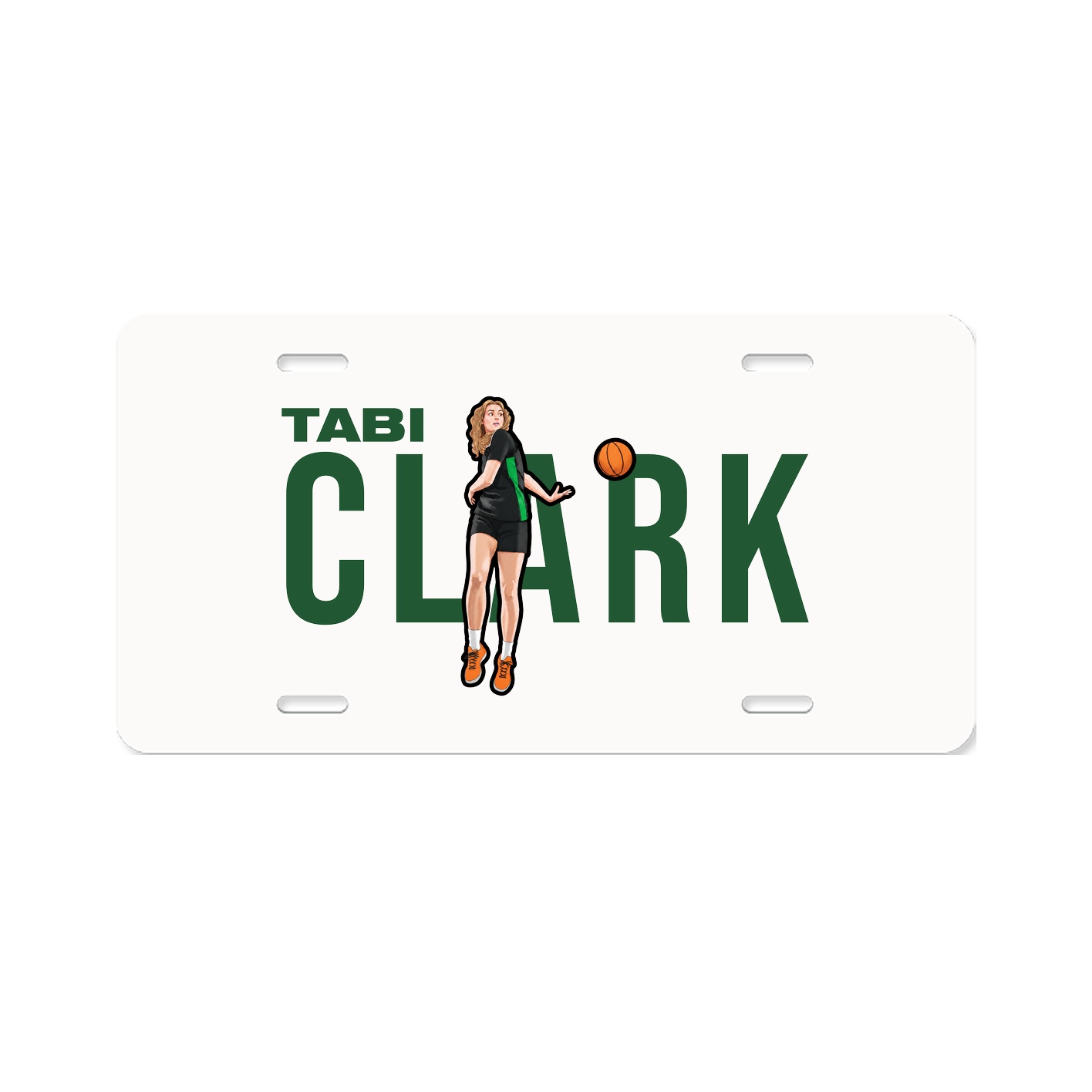 License Plate — Player Name in Classic