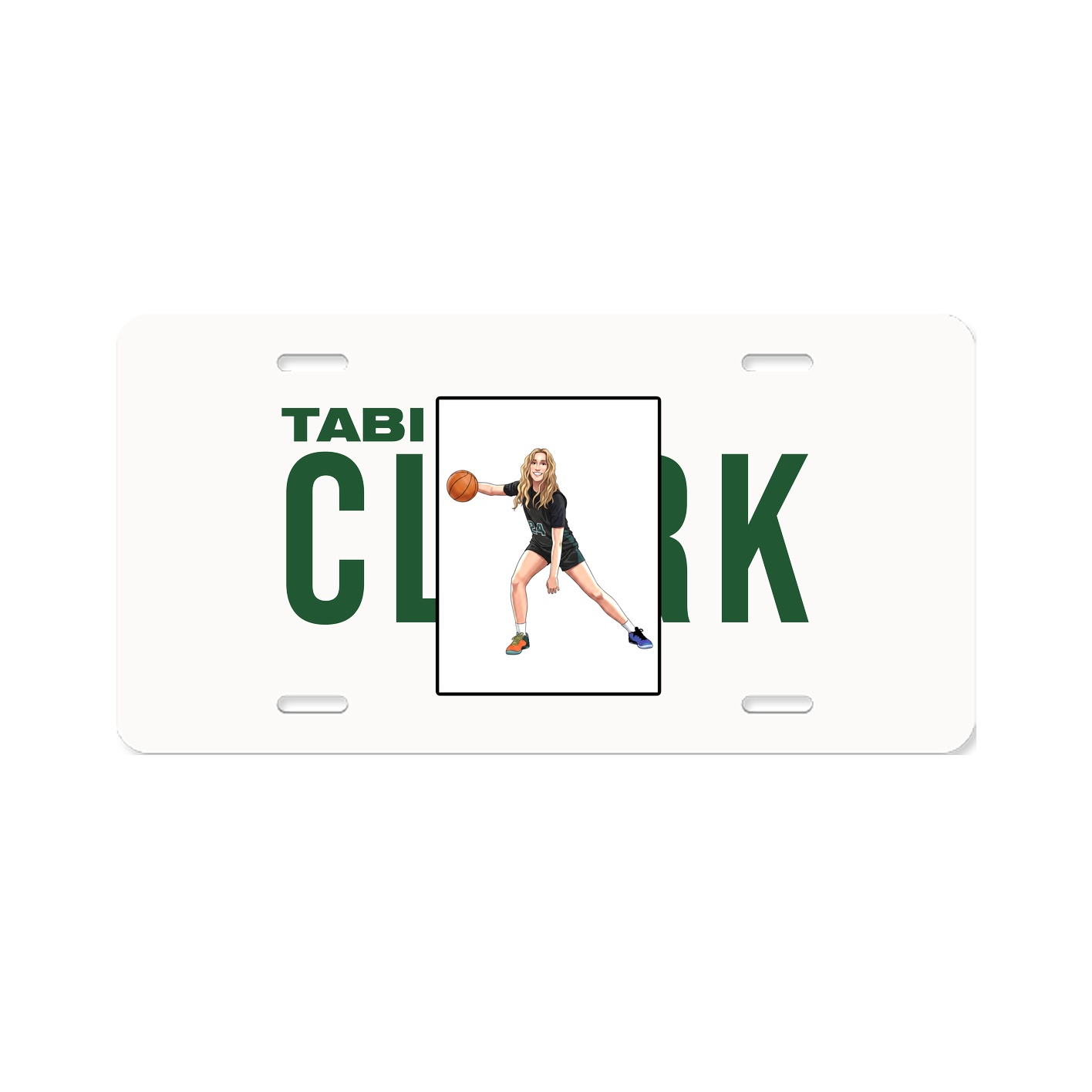 License Plate — Player Name in Classic