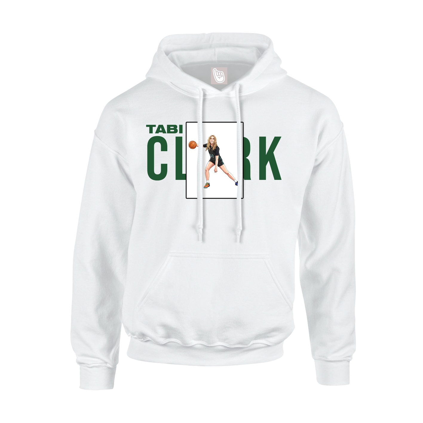 Hoodie — Player Name in White