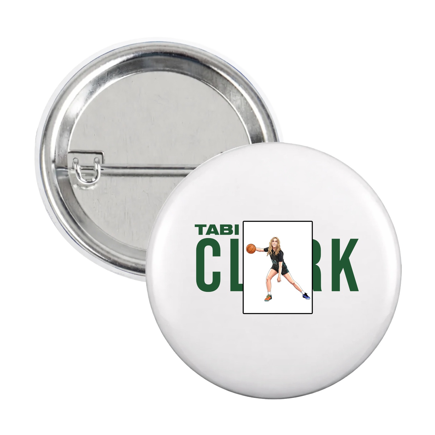 Game Day Button — Player Name in White