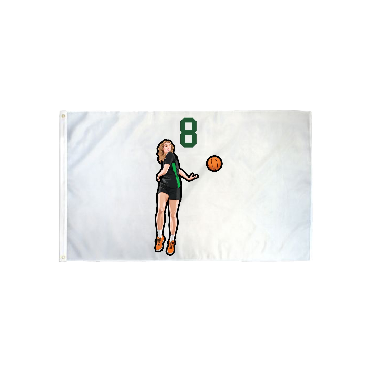 3x5 Flag — Number Top in Classic