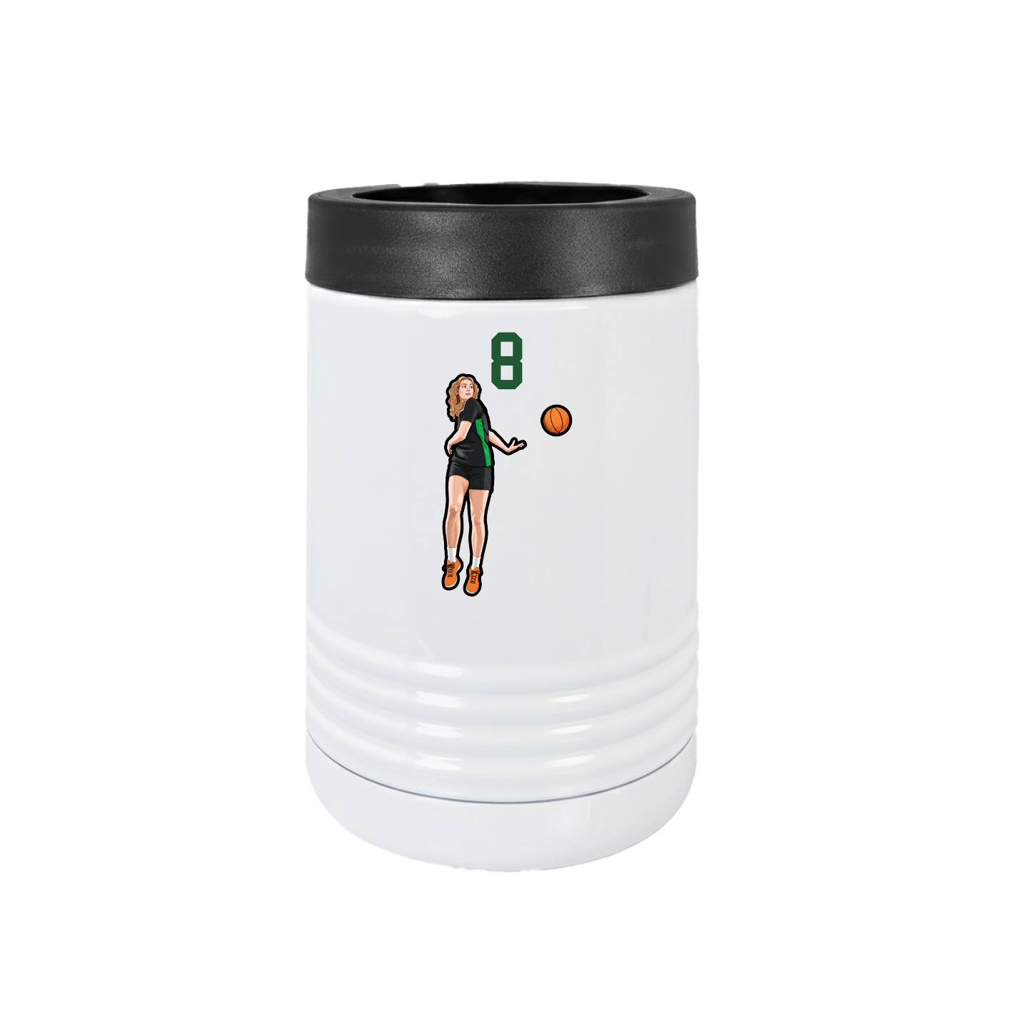 Beverage Holder — Number Top in White
