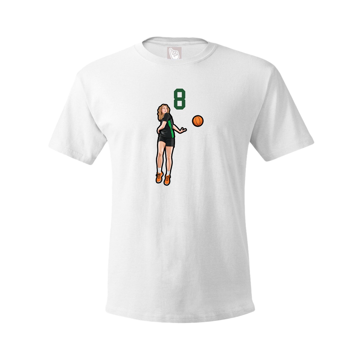 Tee — Number Top in White