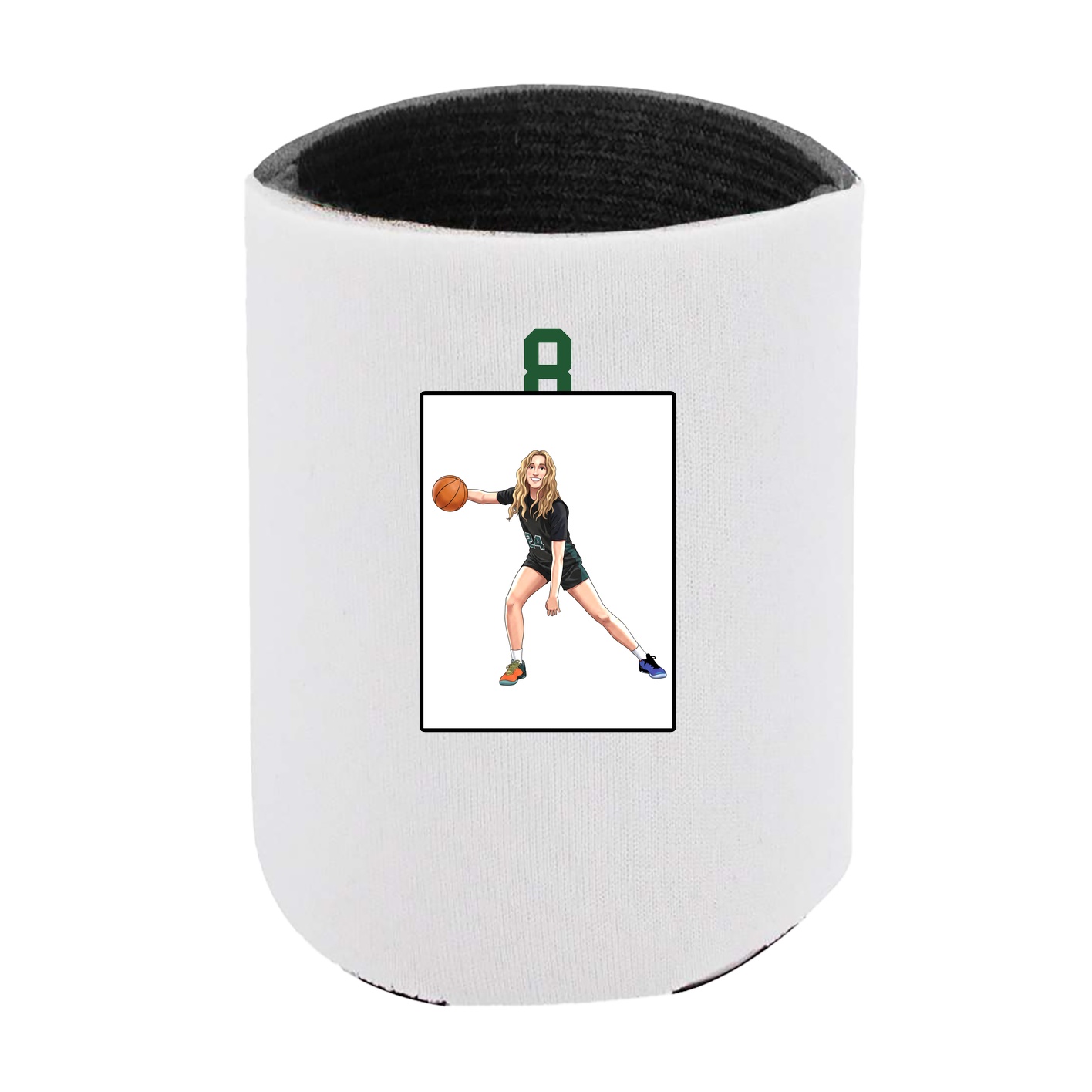 Can Holder — Number Top in White