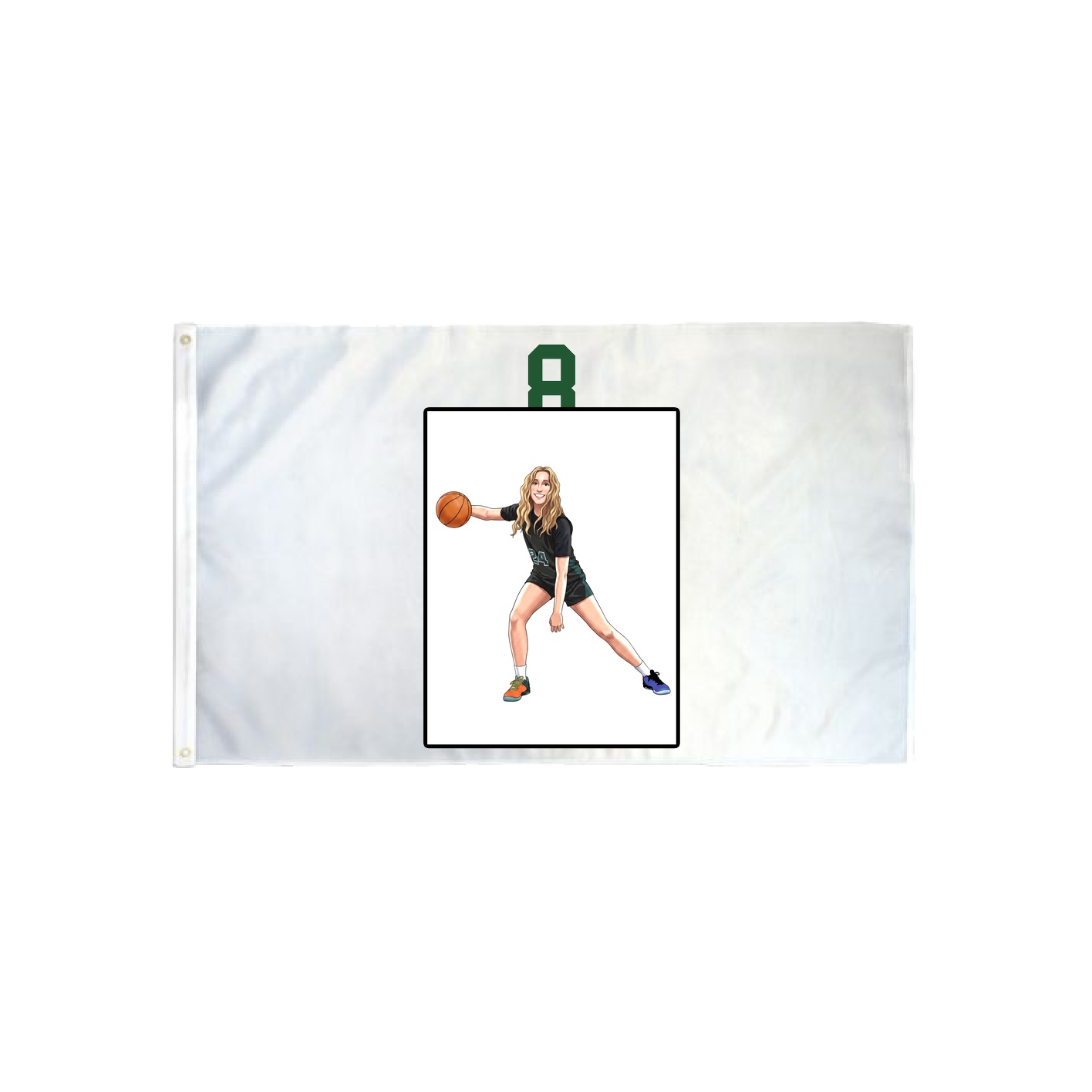 3x5 Flag — Number Top in Classic