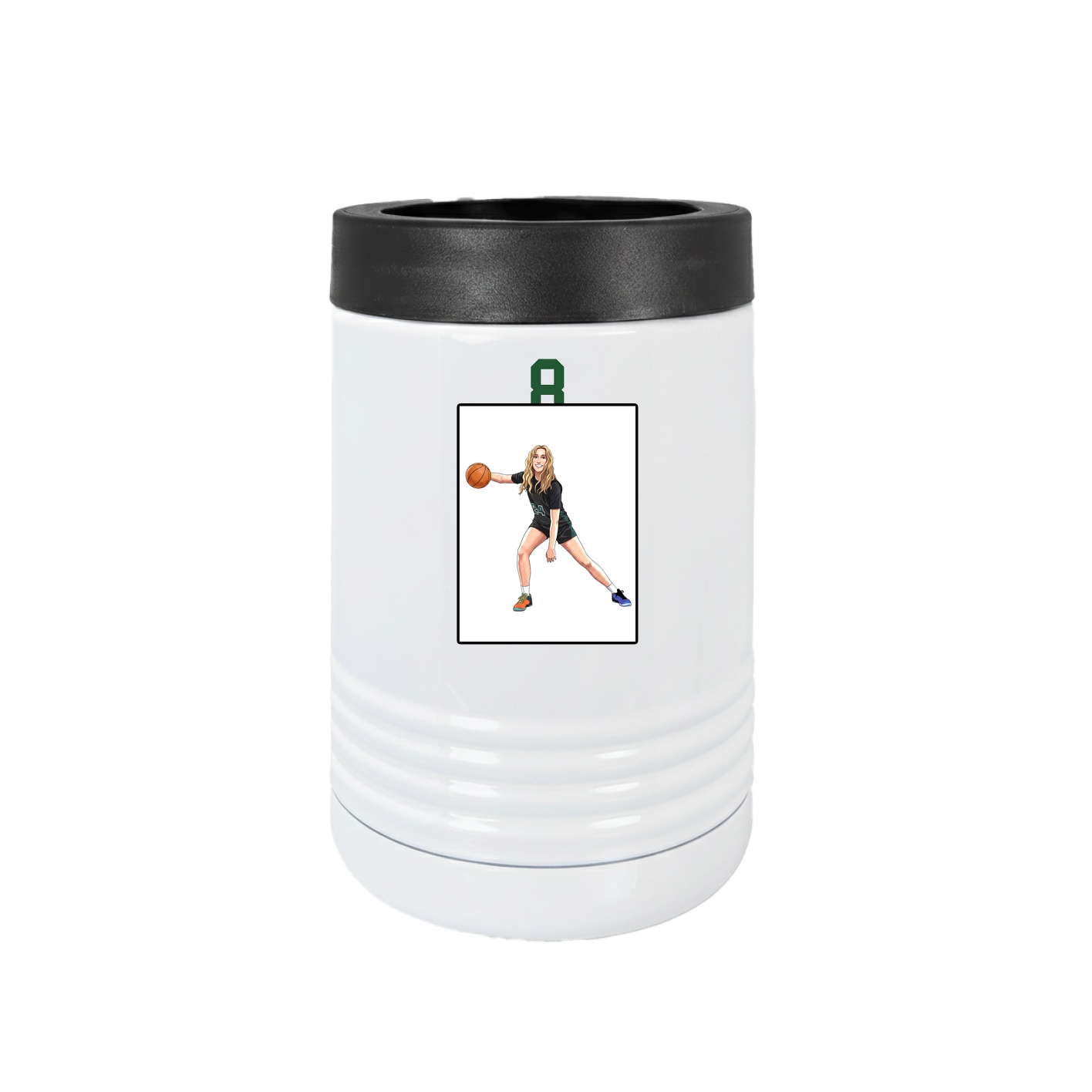 Beverage Holder — Number Top in White