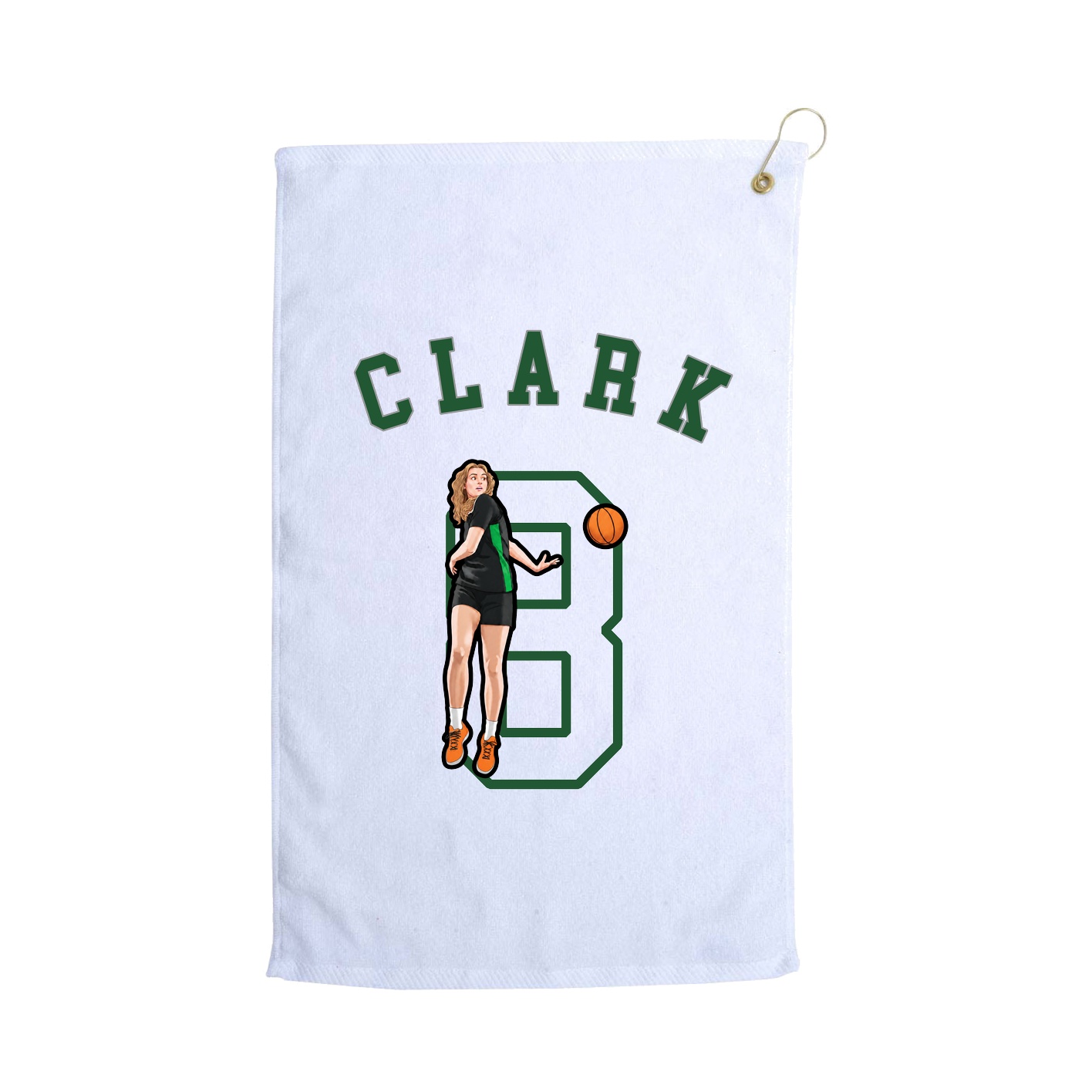 Golf Towel — Shirsey Arch in White