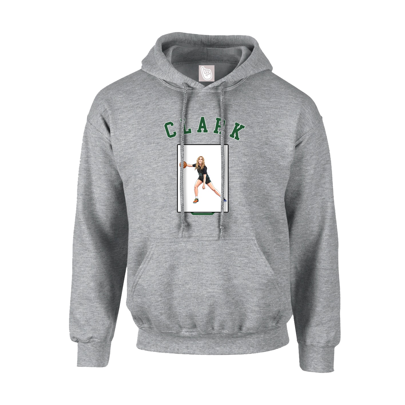 Youth Hoodie — Shirsey Arch in Grey