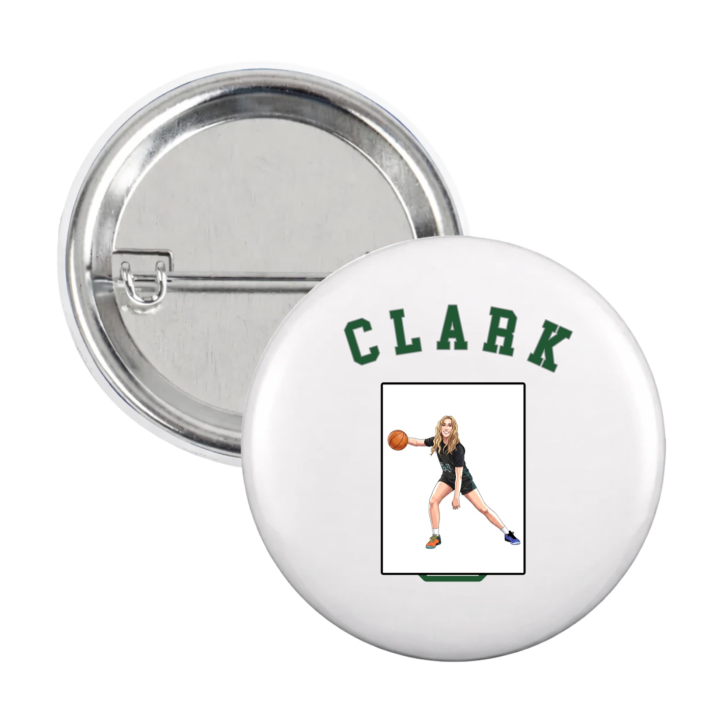 Game Day Button — Shirsey Arch in White