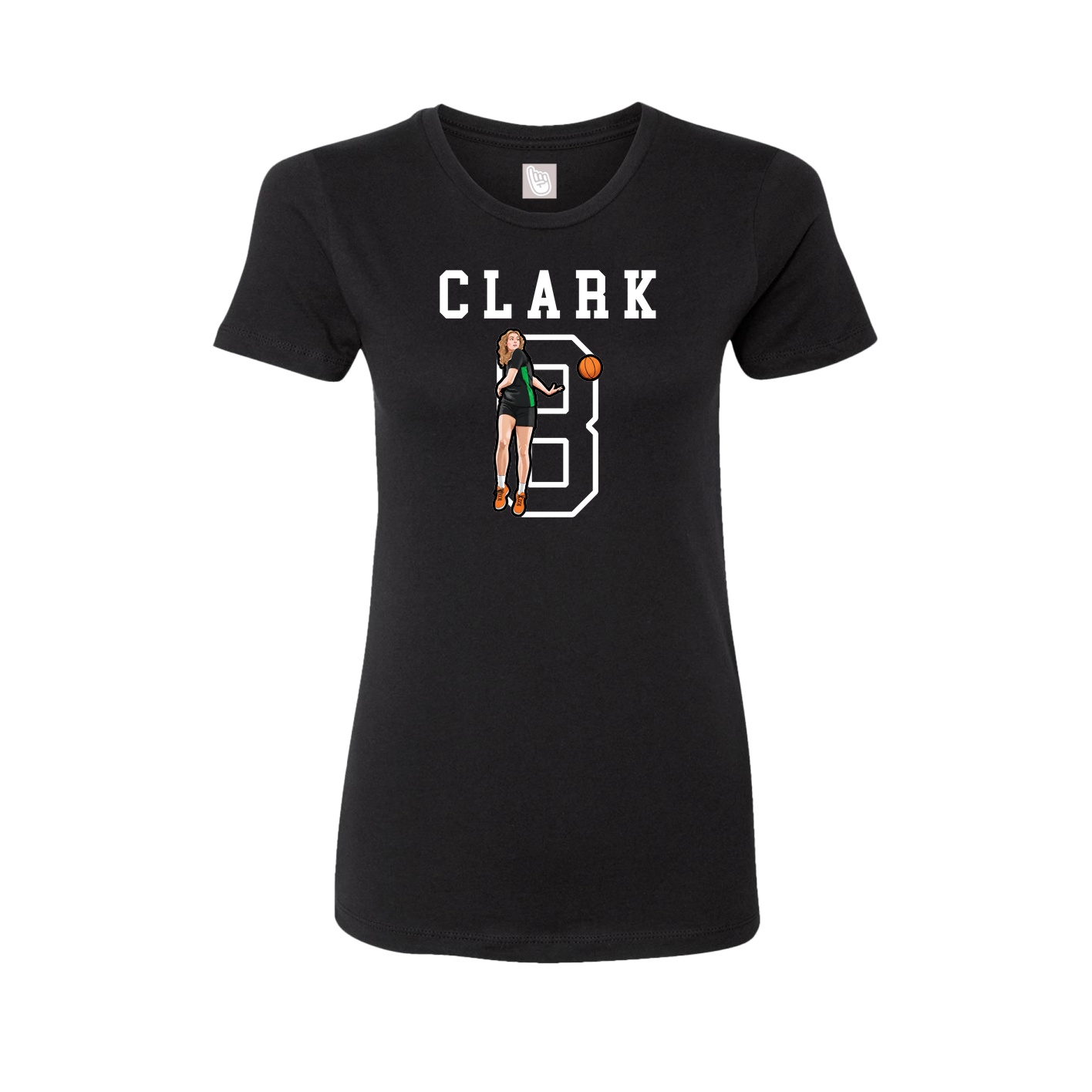 Fitted Women's Tee — Shirsey in Black