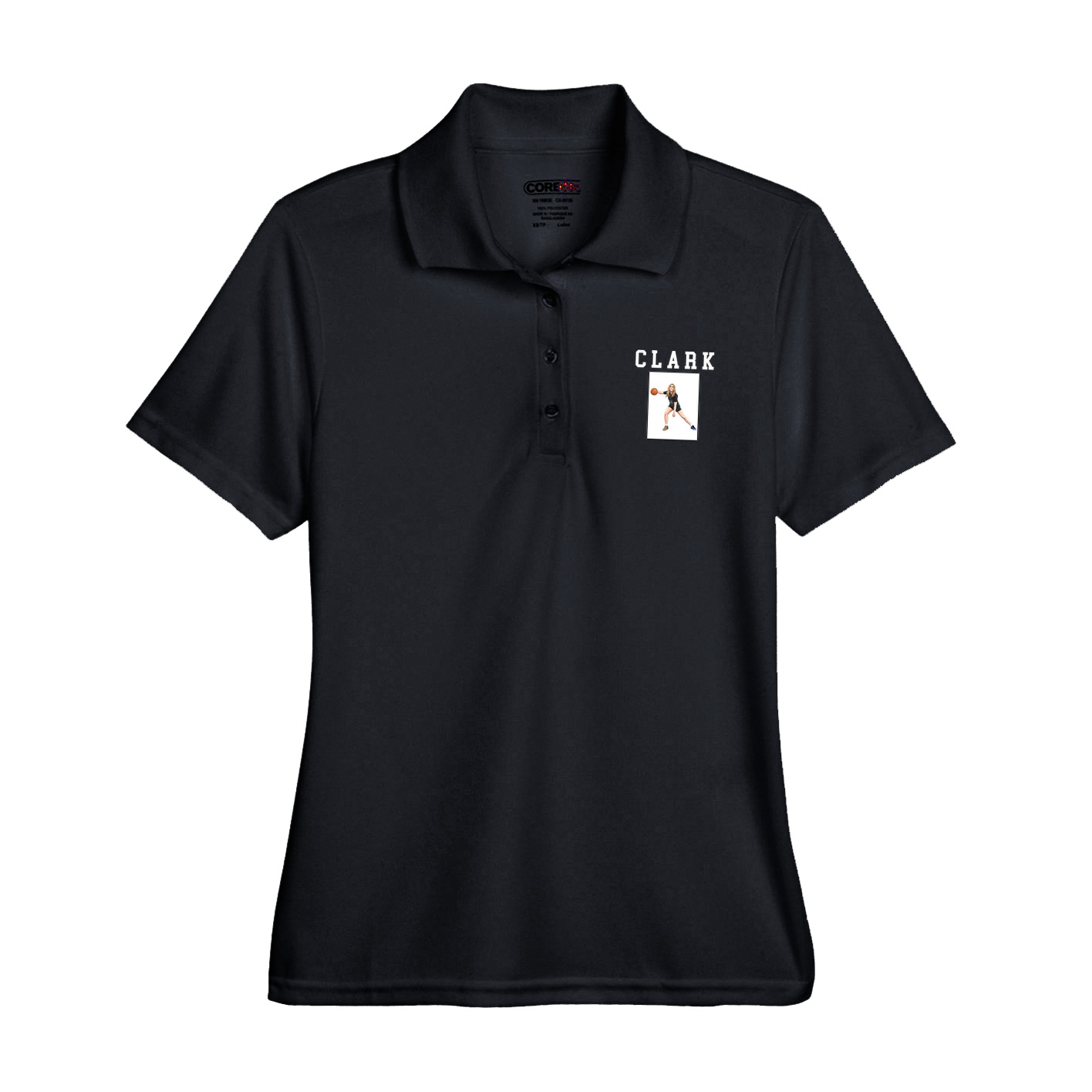 Womens Performance Polo — Shirsey in Black