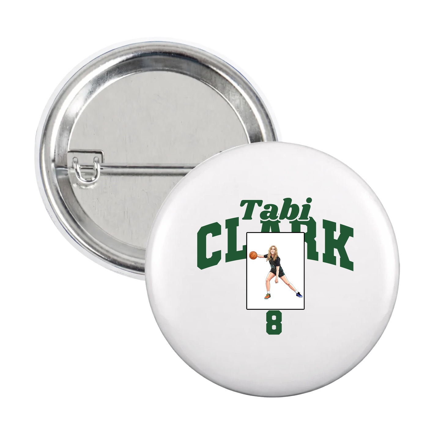 Game Day Button — Signature Arch in White
