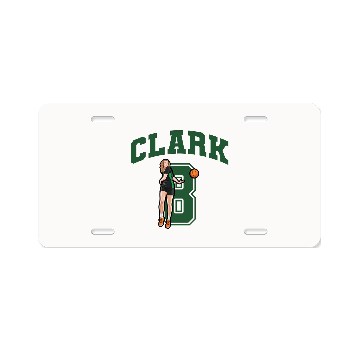 License Plate — Number in Classic