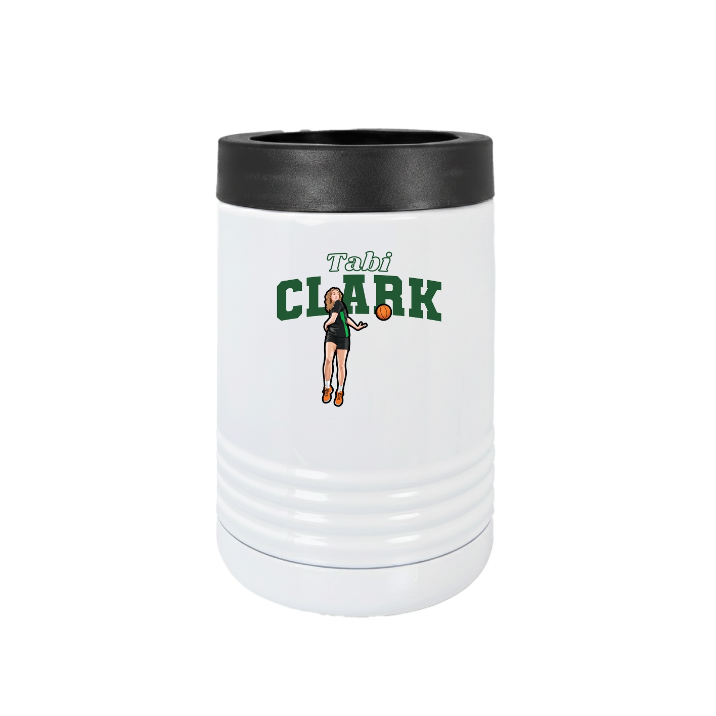 Beverage Holder — Name Arch in White