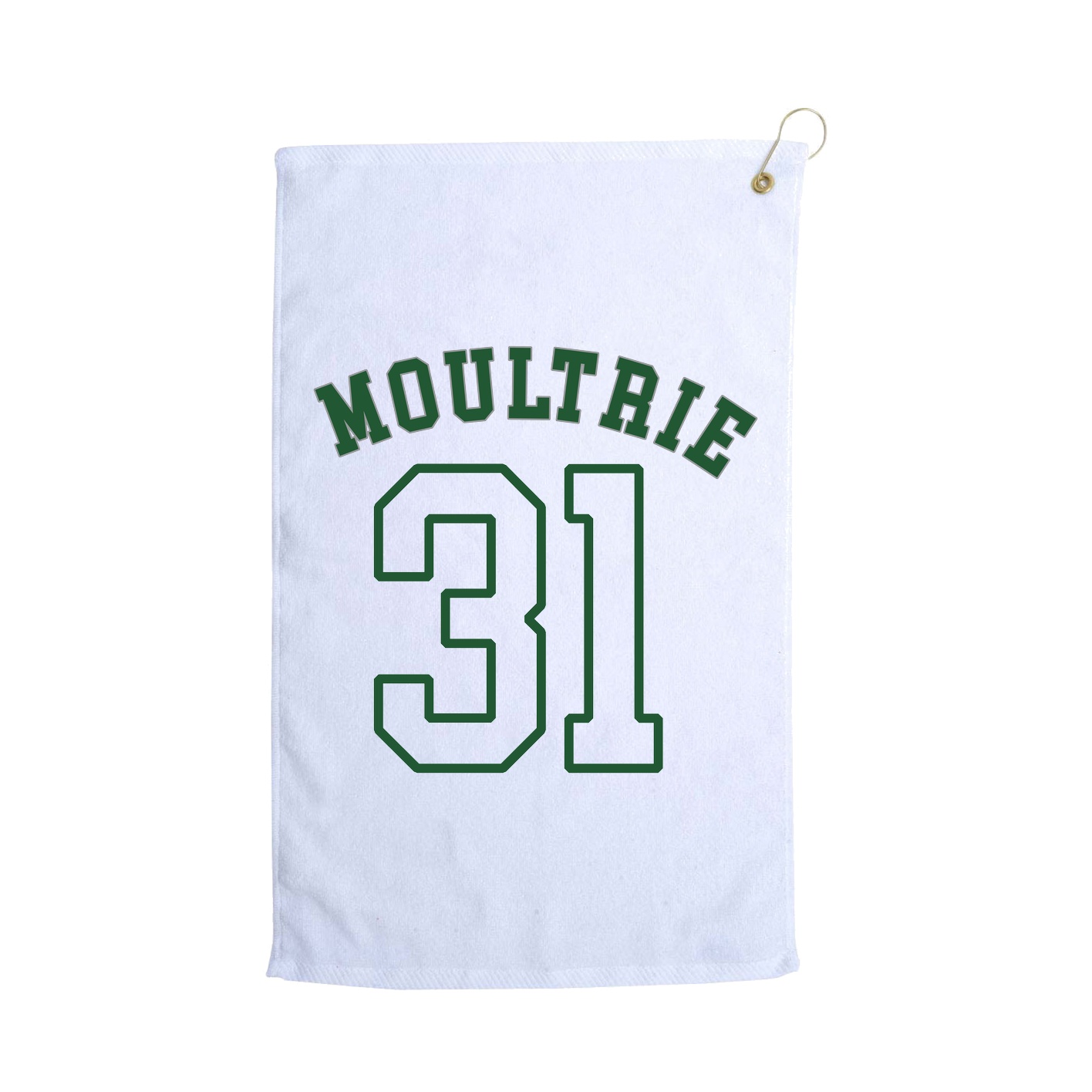 Golf Towel — Shirsey Arch in White