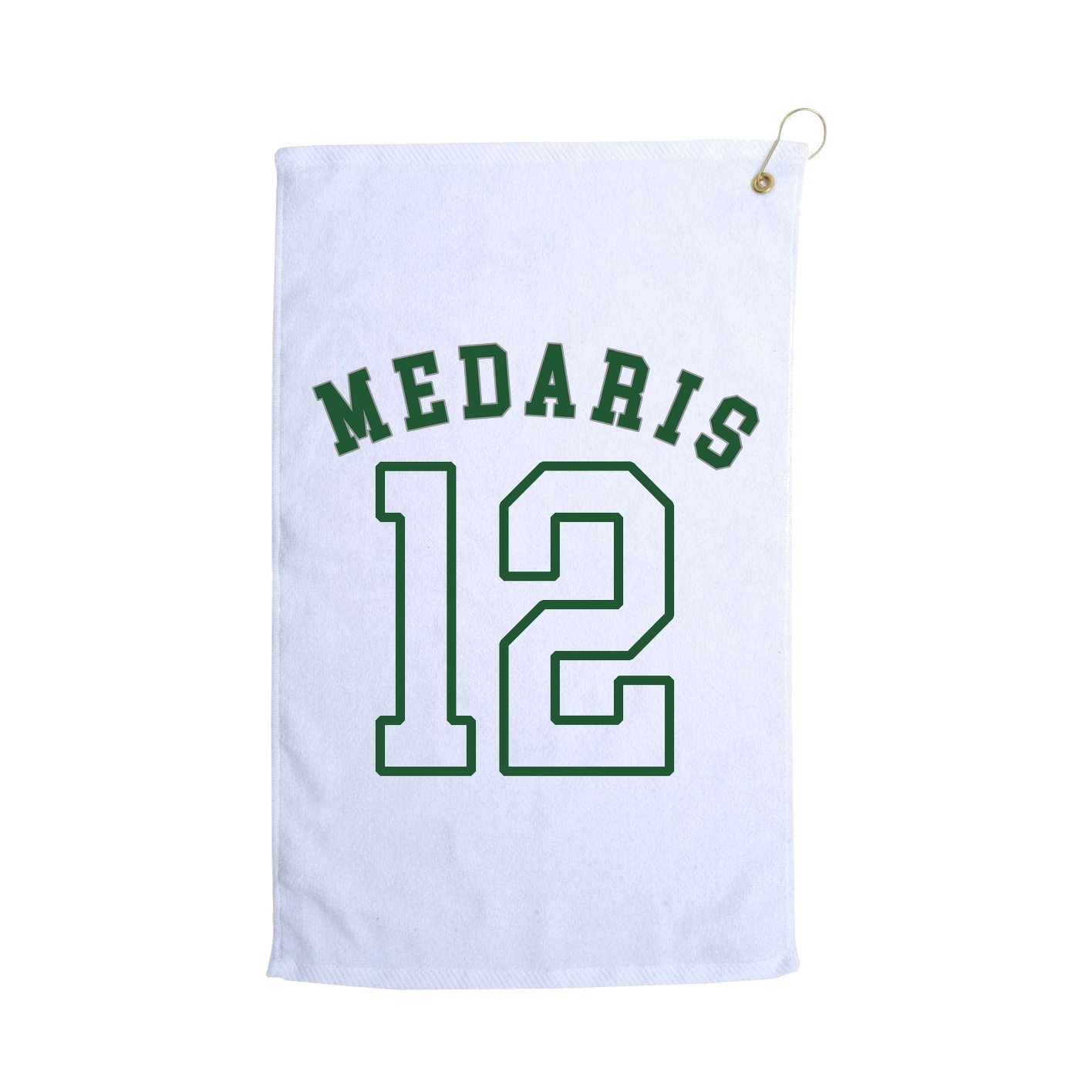Golf Towel — Shirsey Arch in White