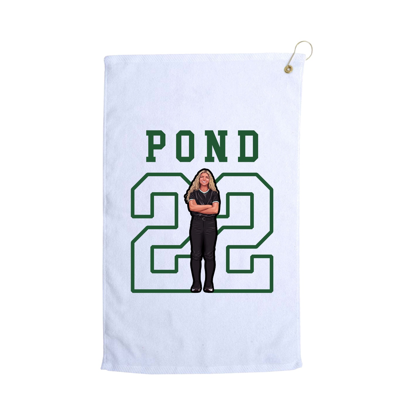 Golf Towel — Shirsey in White