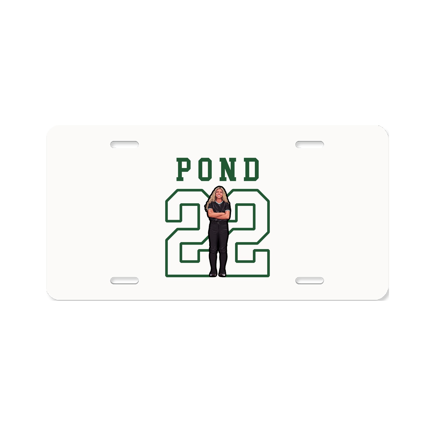 License Plate — Shirsey in Classic