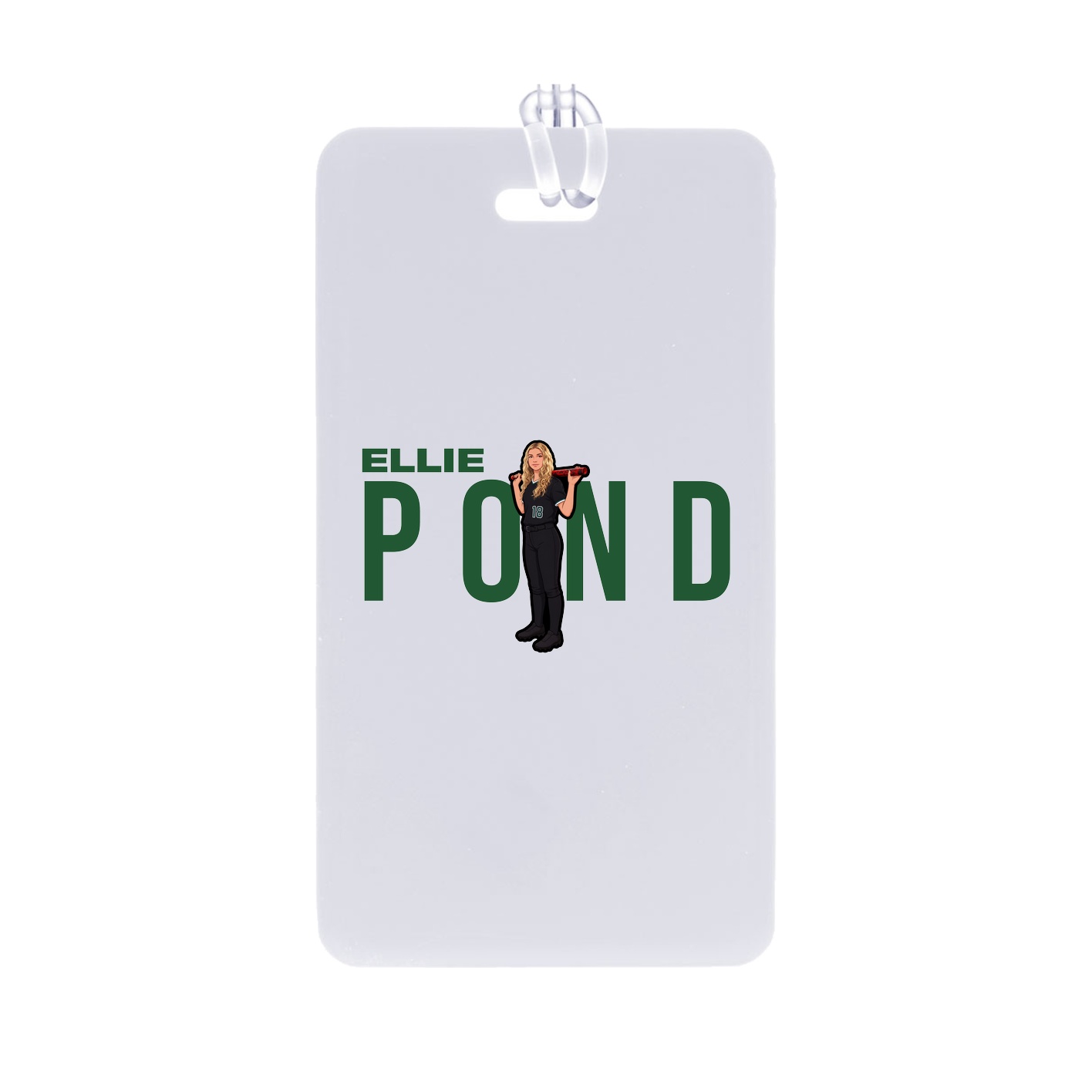 Bag Tag — Player Name in Classic