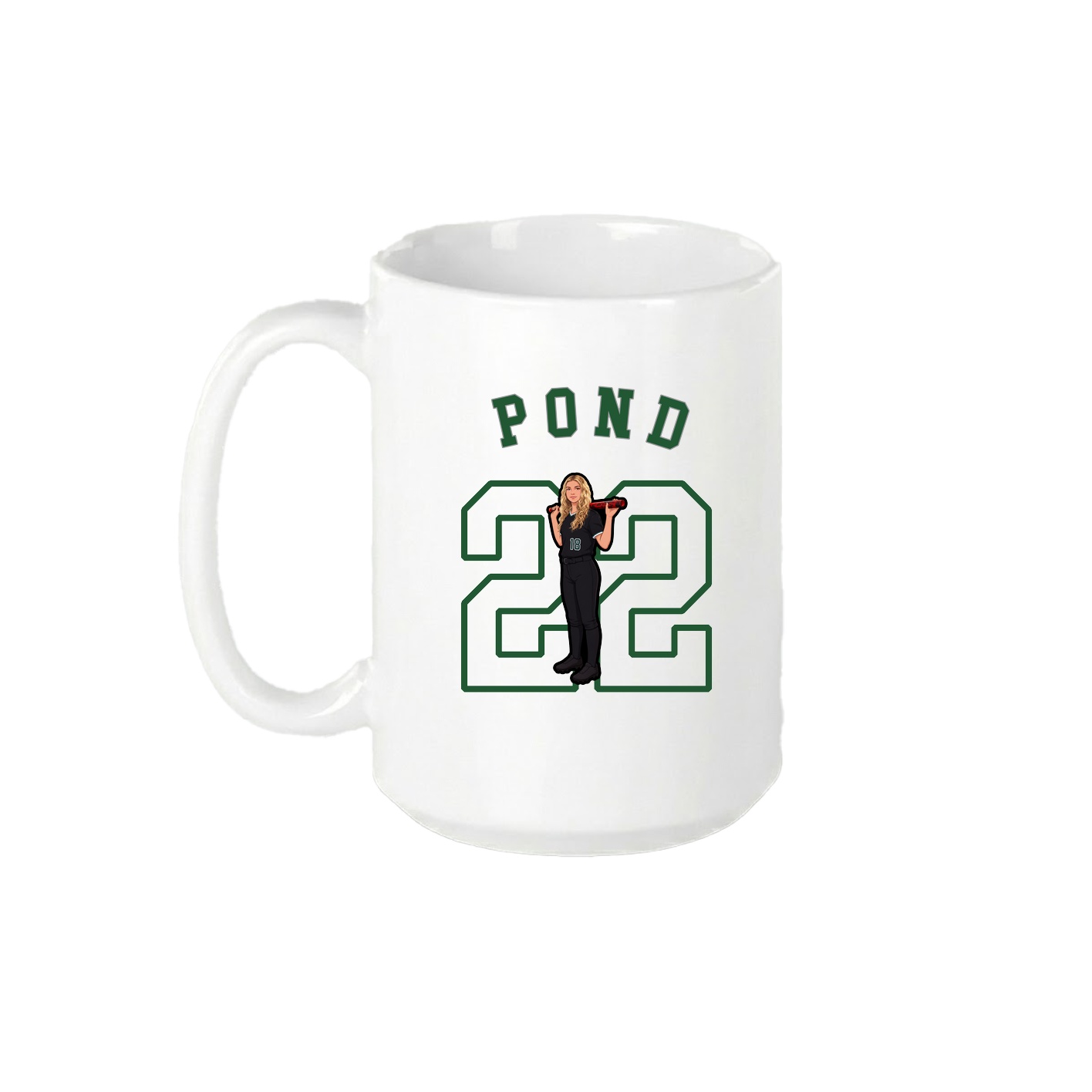 15oz Coffee Mug — Shirsey Arch in White