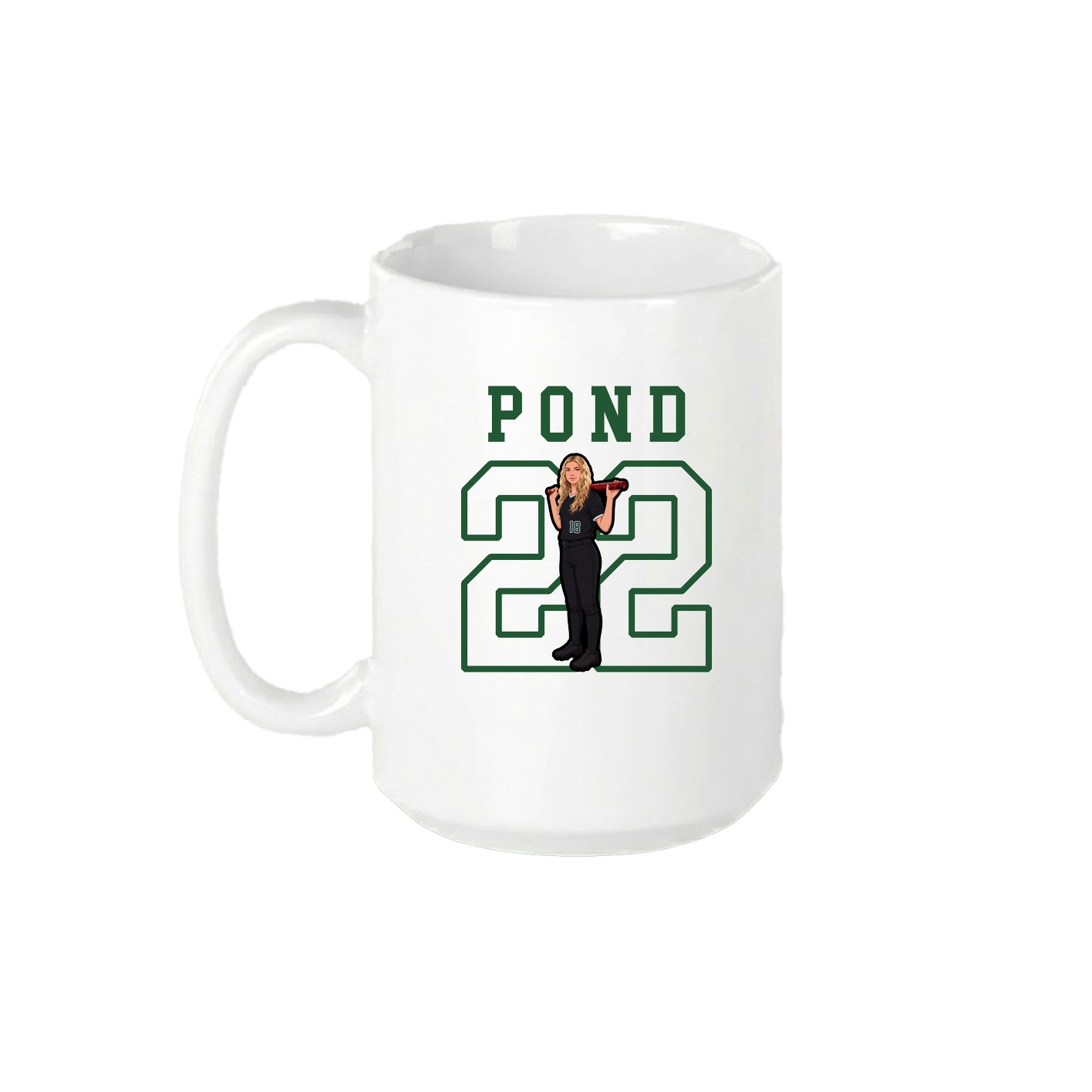 15oz Coffee Mug — Shirsey in White