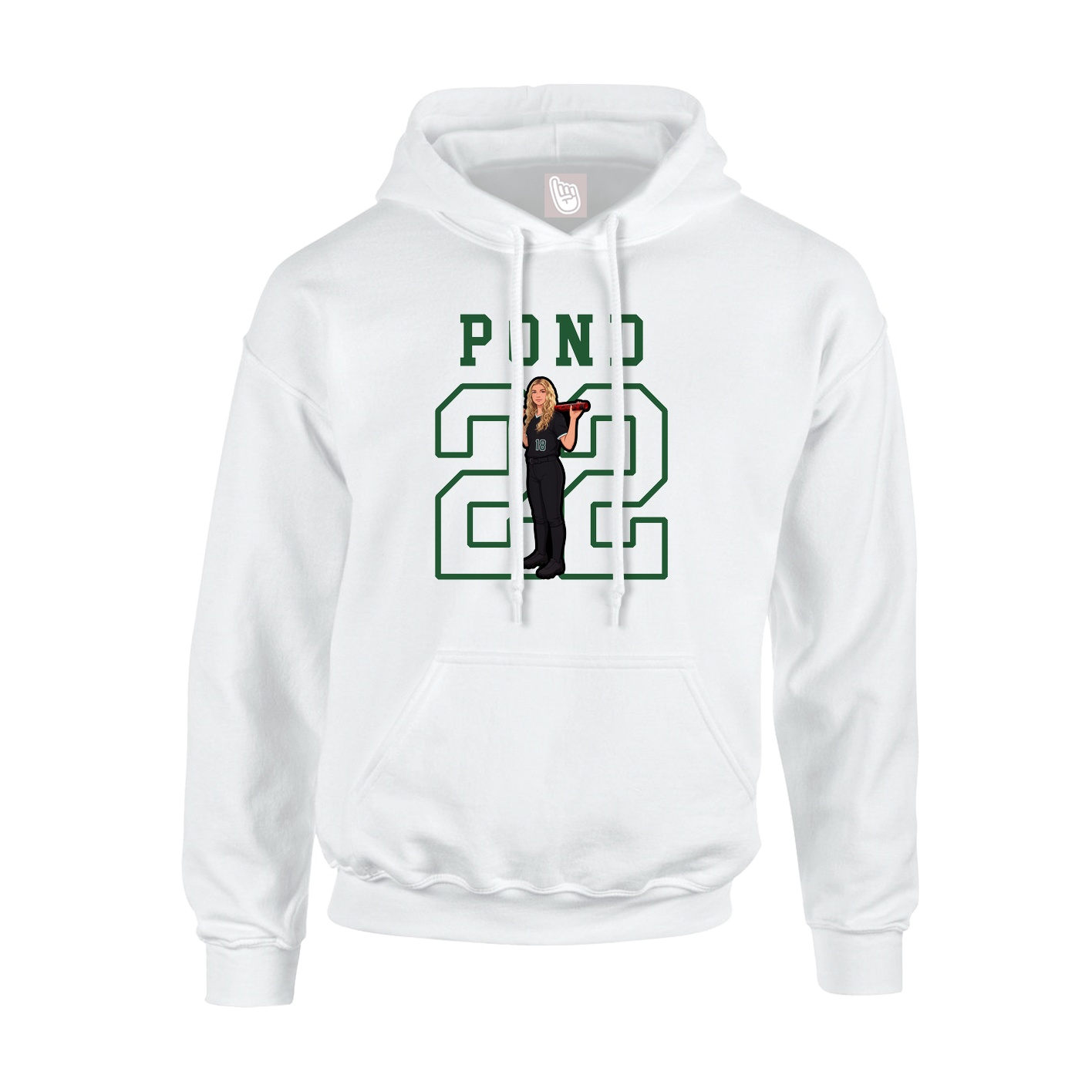 Youth Hoodie — Shirsey in White