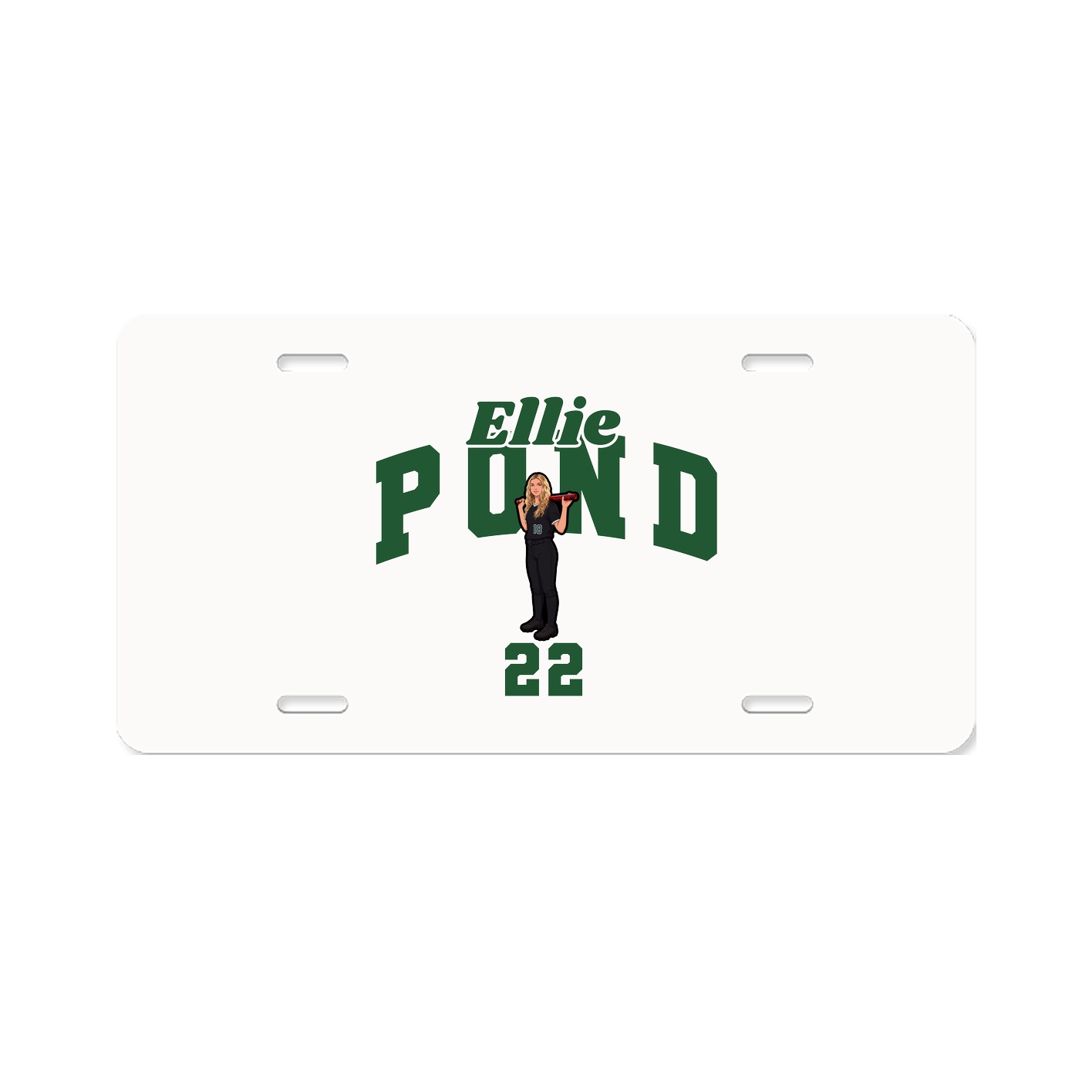 License Plate — Signature Arch in Classic