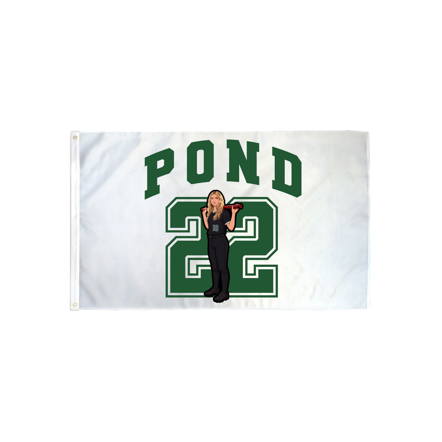 3x5 Flag — Number in Classic