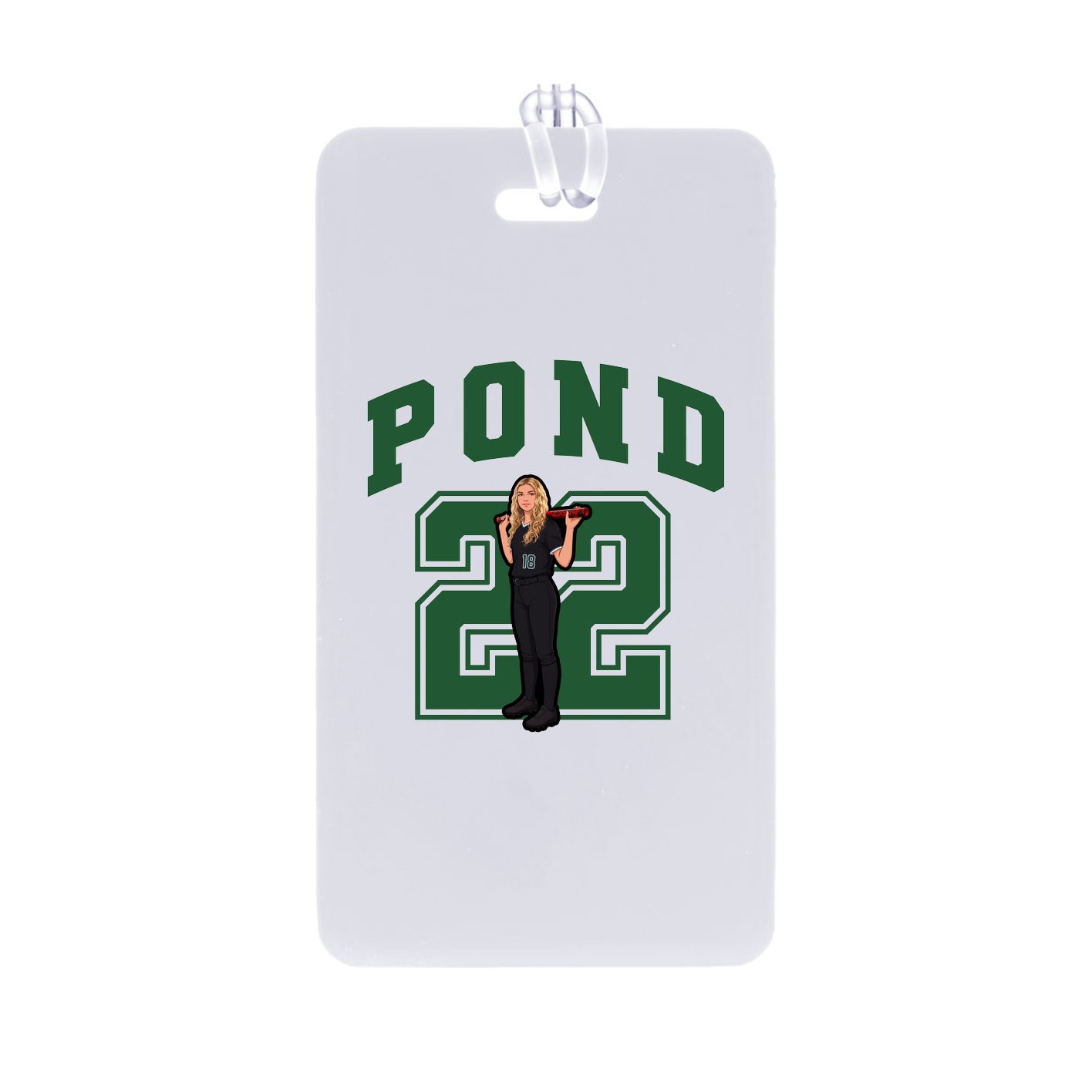 Bag Tag — Number in Classic